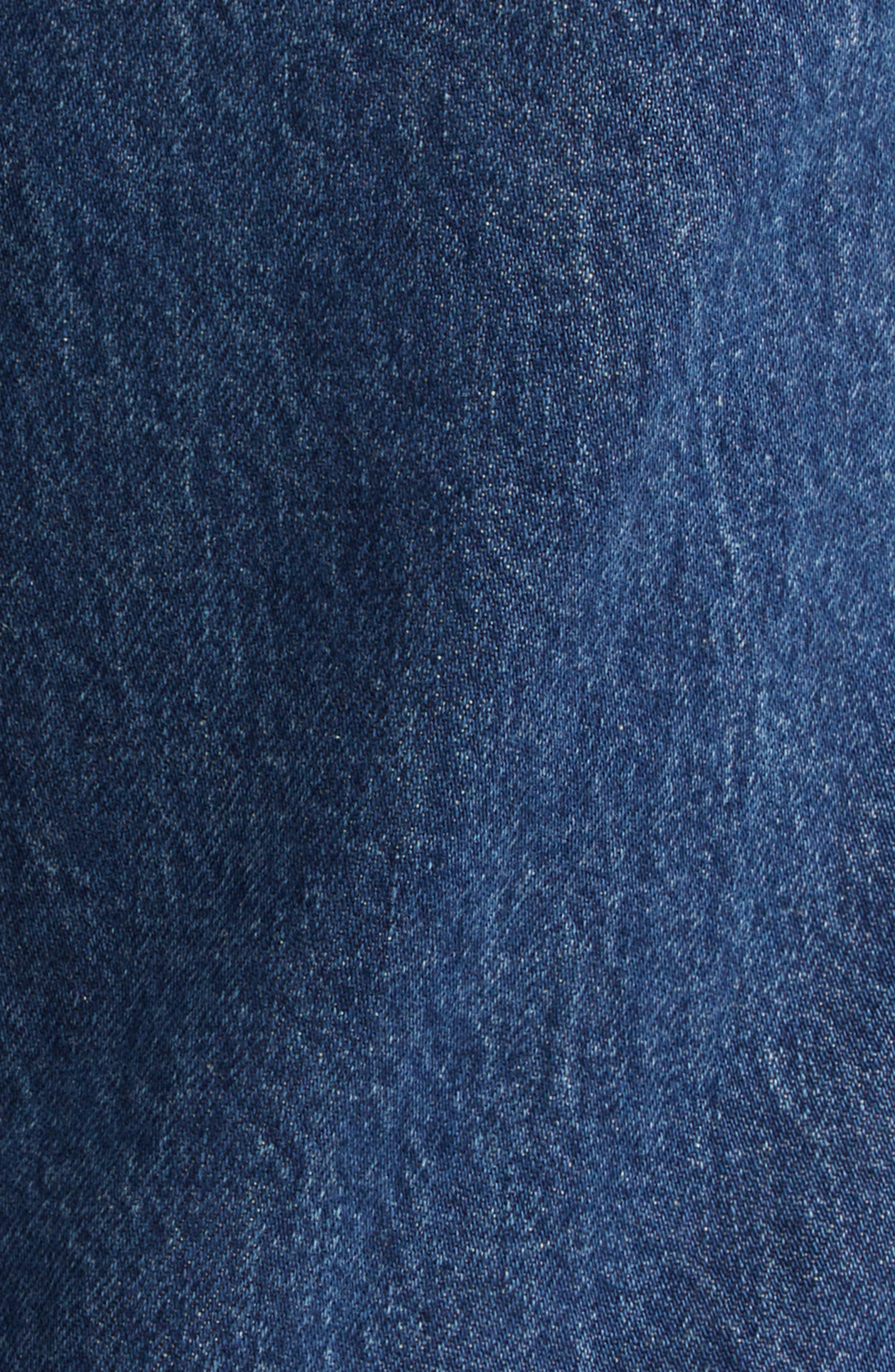 Veronica Beard Dylan High Waist Ankle Straight Leg Jeans in Roadside Blue at Nordstrom - 7