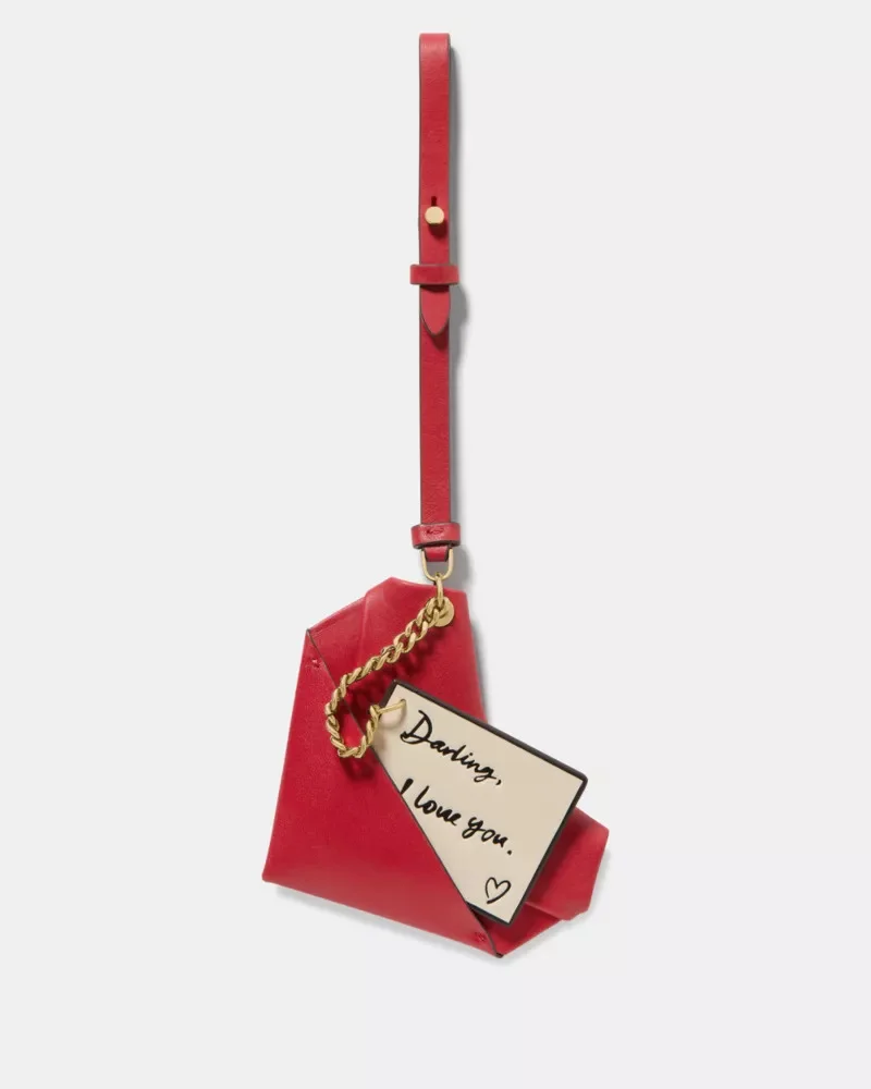 Yours Truly Origami Heart Bag Charm - 1