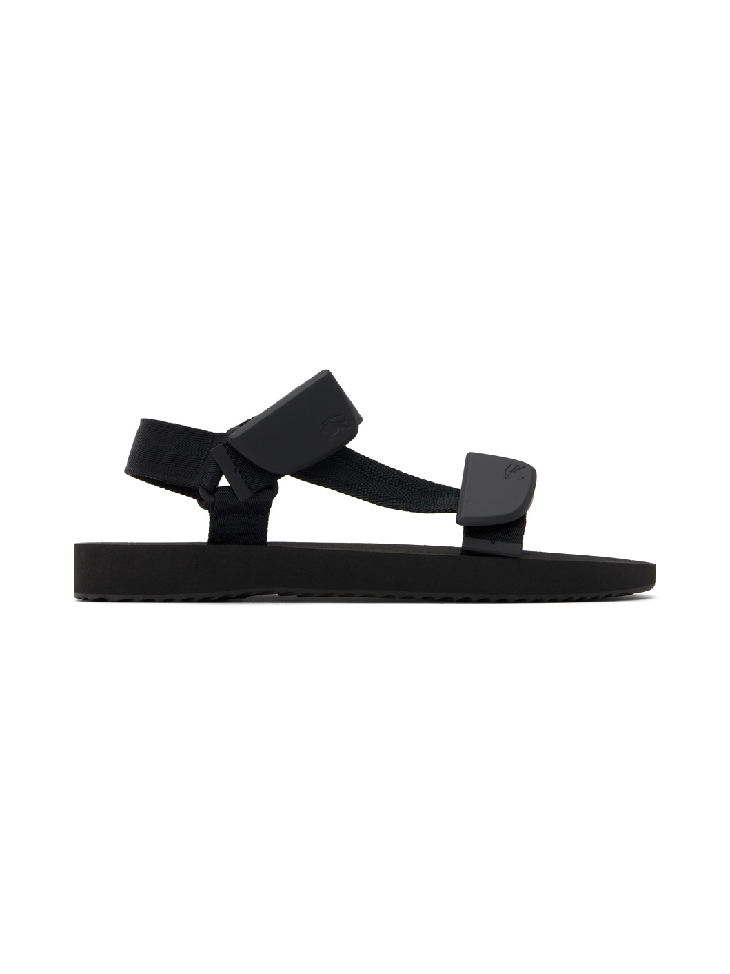 Black Trek Sandals - 1