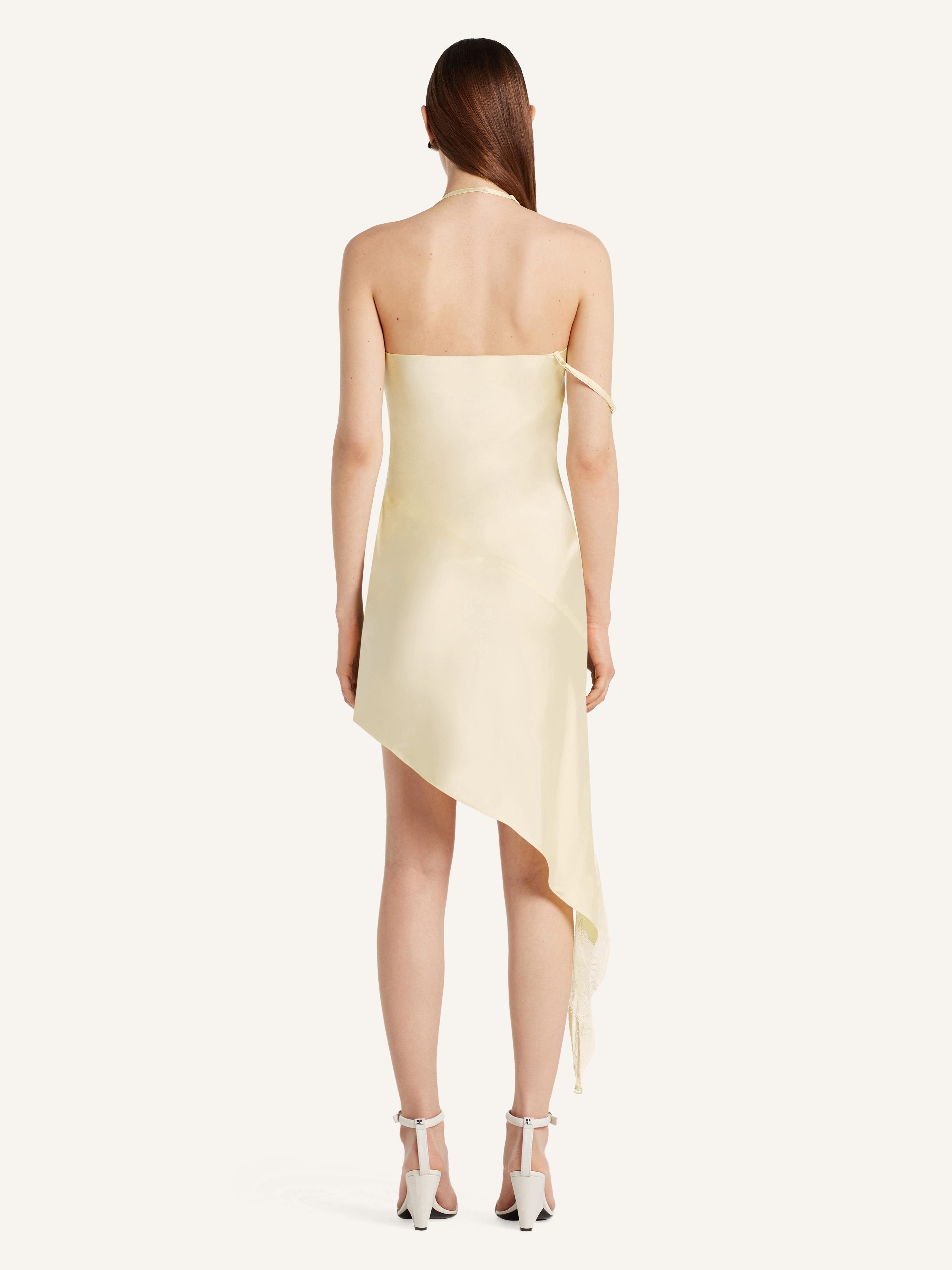 UNDRESSED LACE SATIN DRESS - 4