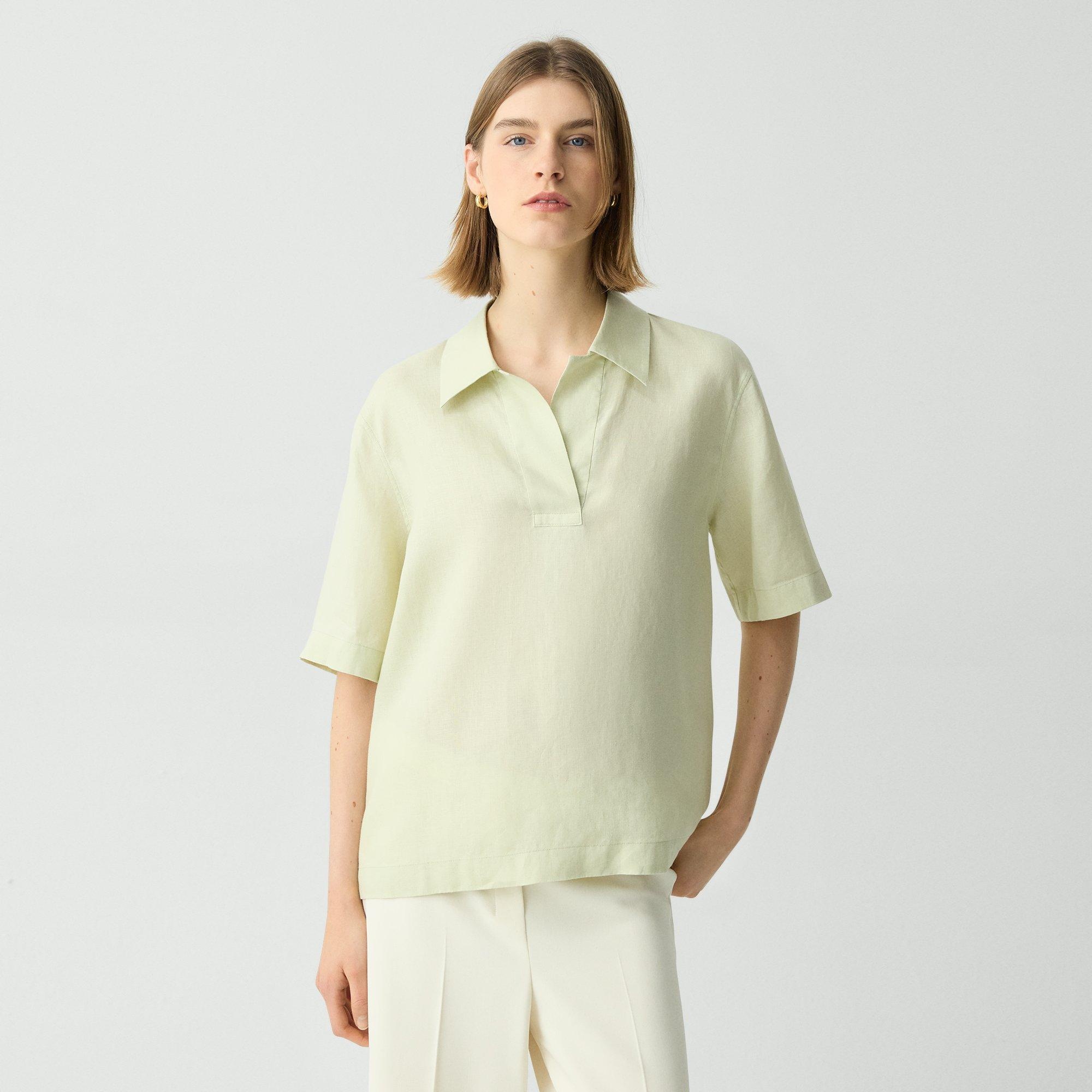 Polo Shirt in Relaxed Linen - 2