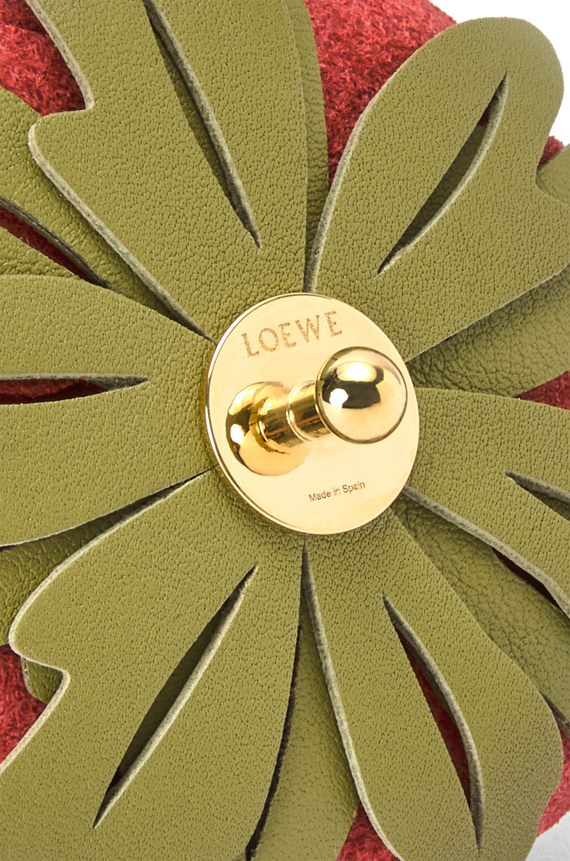 Pansy stud flower in classic calfskin - 4