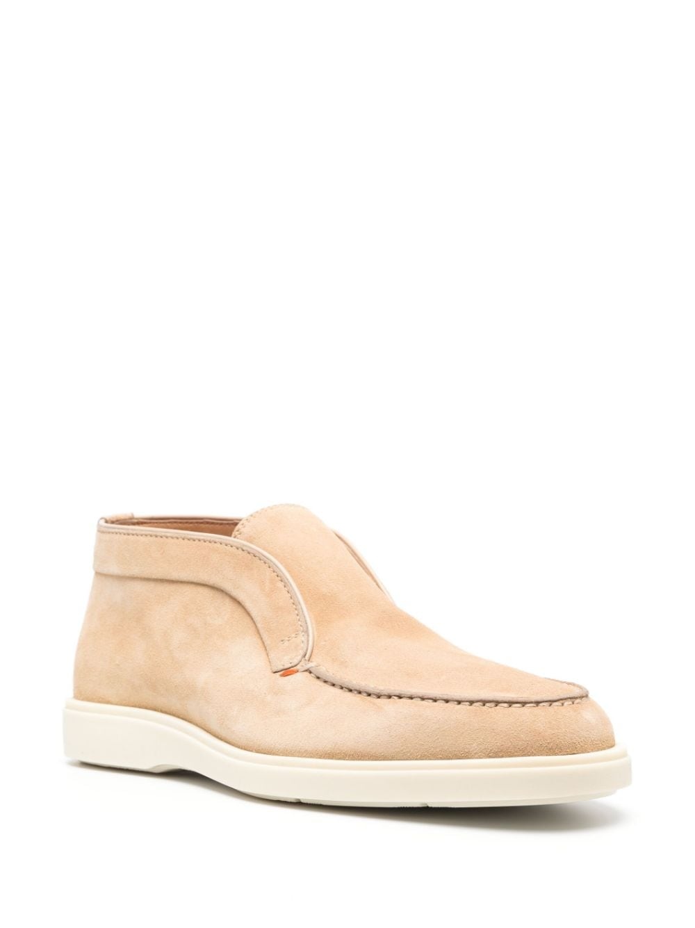 almond-toe suede boots - 4