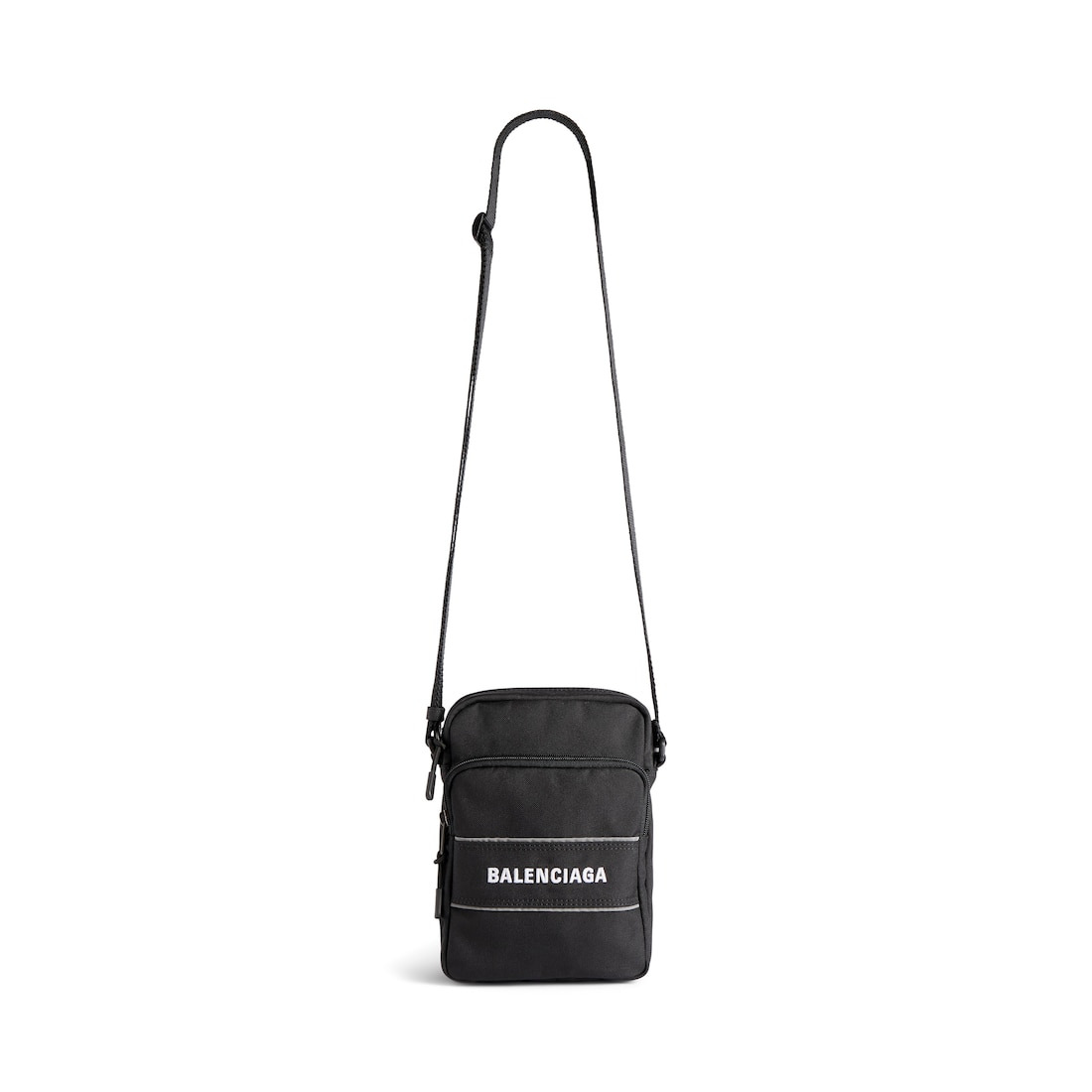 Men's Sport Small Messenger Bag in Black/white - 1