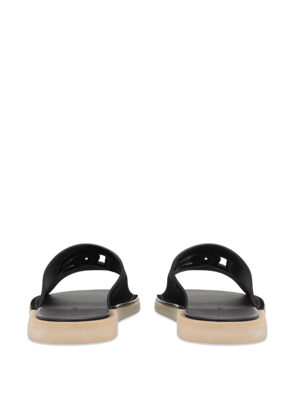 DG cut-out suede slides - 3