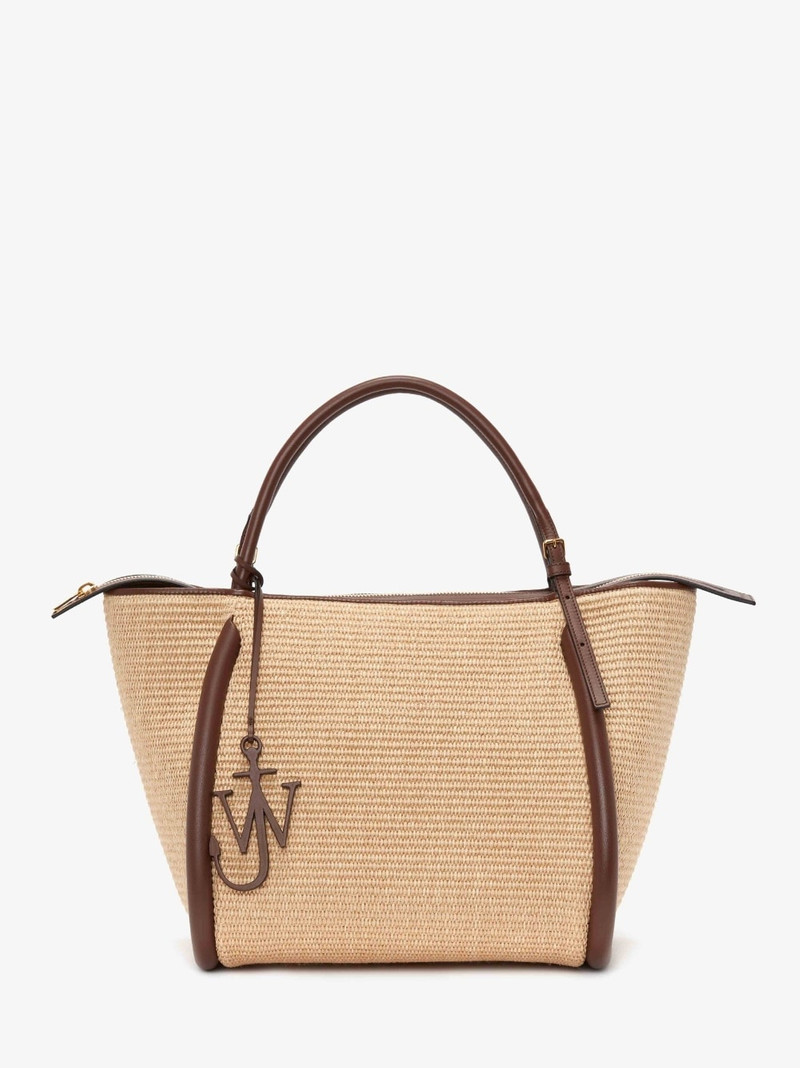 BUMPER-31 RAFFIA TOP HANDLE BAG 1