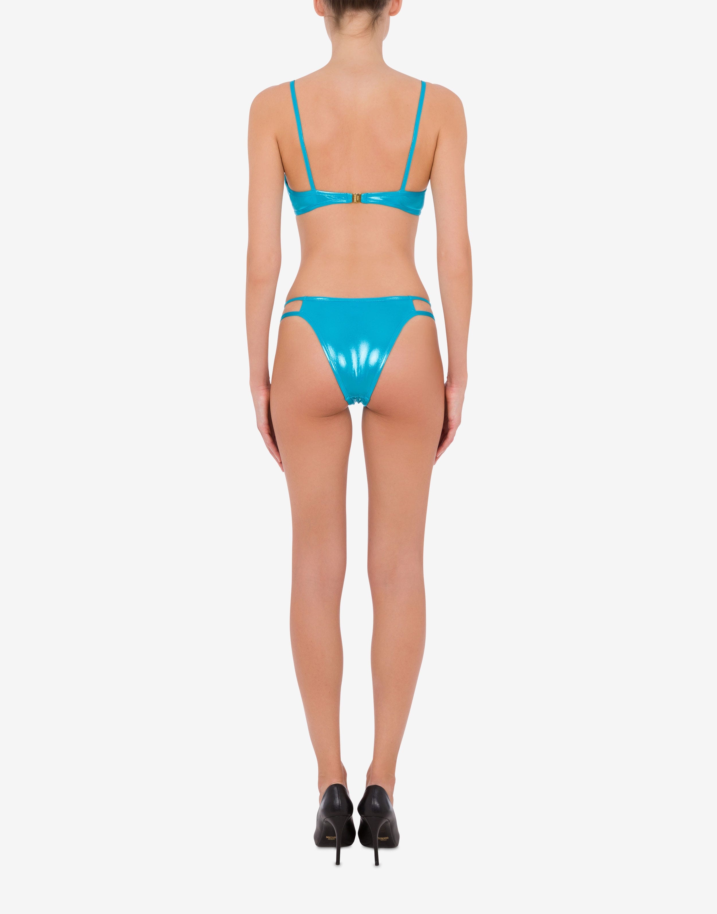 SHINY LYCRA BIKINI BOTTOMS - 3
