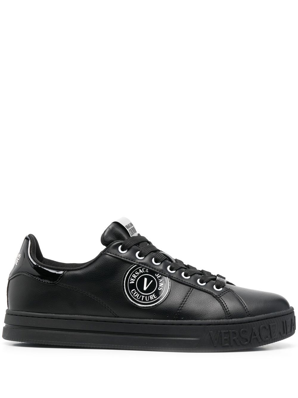 V-Emblem Court 88 leather sneakers - 1