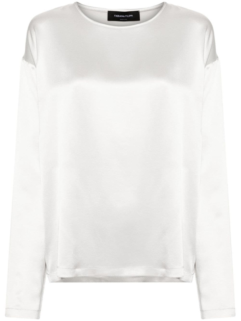 silk satin blouse 1