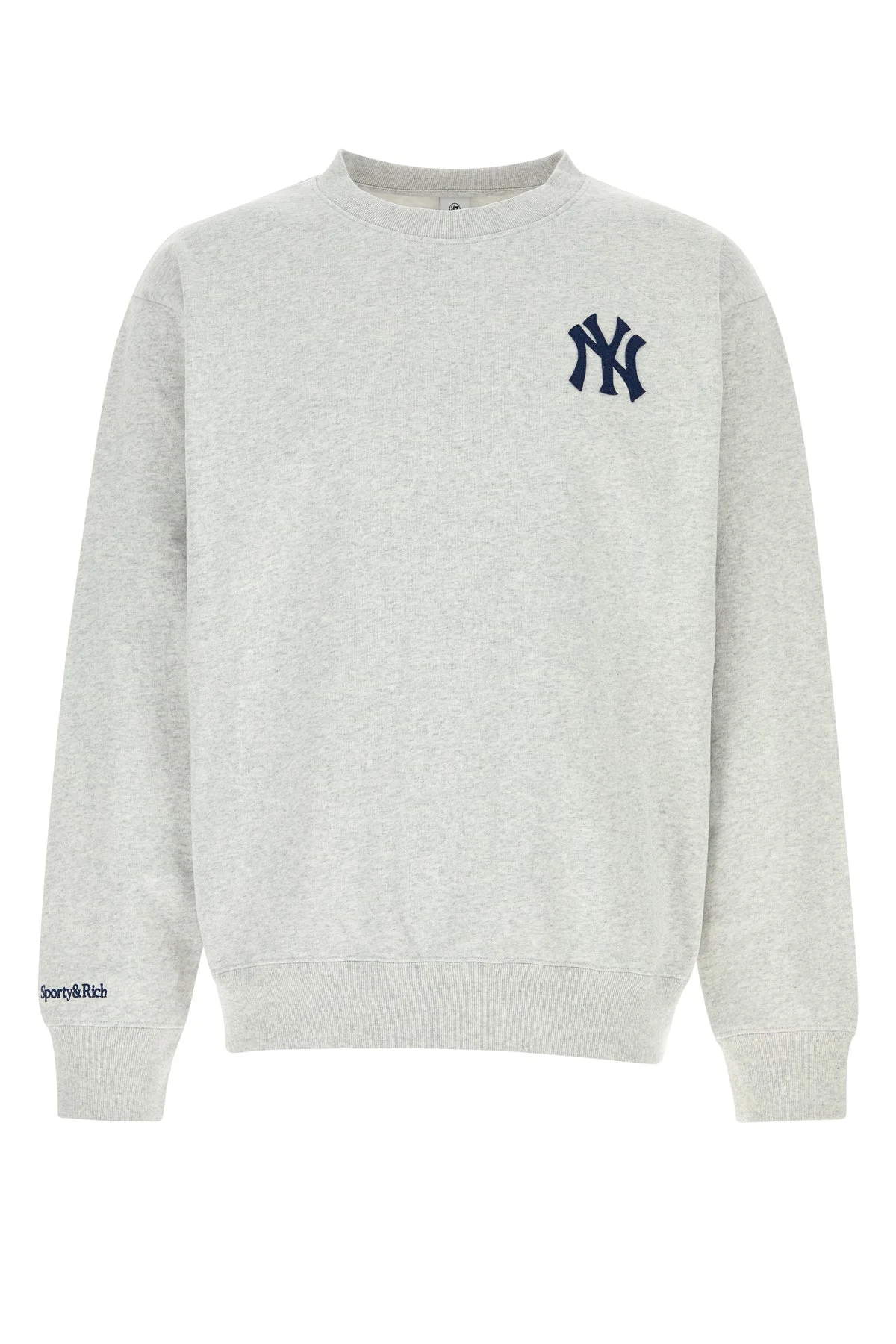 Melange light grey cottons Eeve sweatshirt - 1