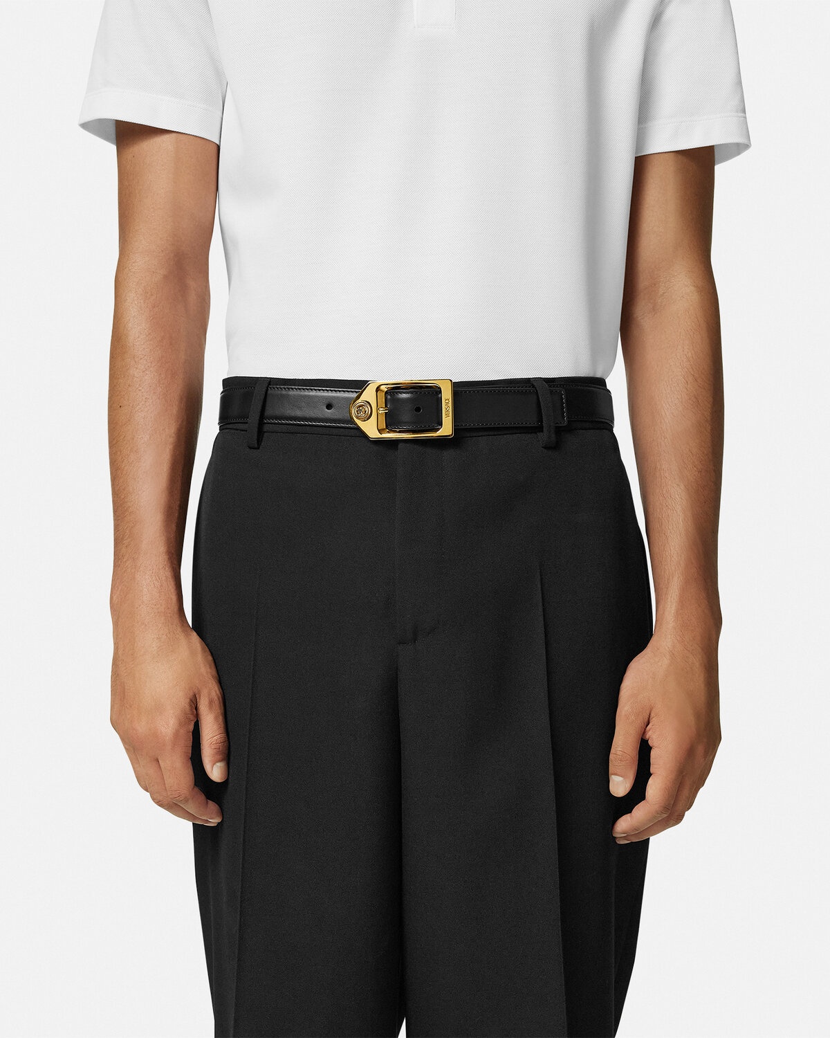 Medusa Biggie Leather Belt 1.2" - 3