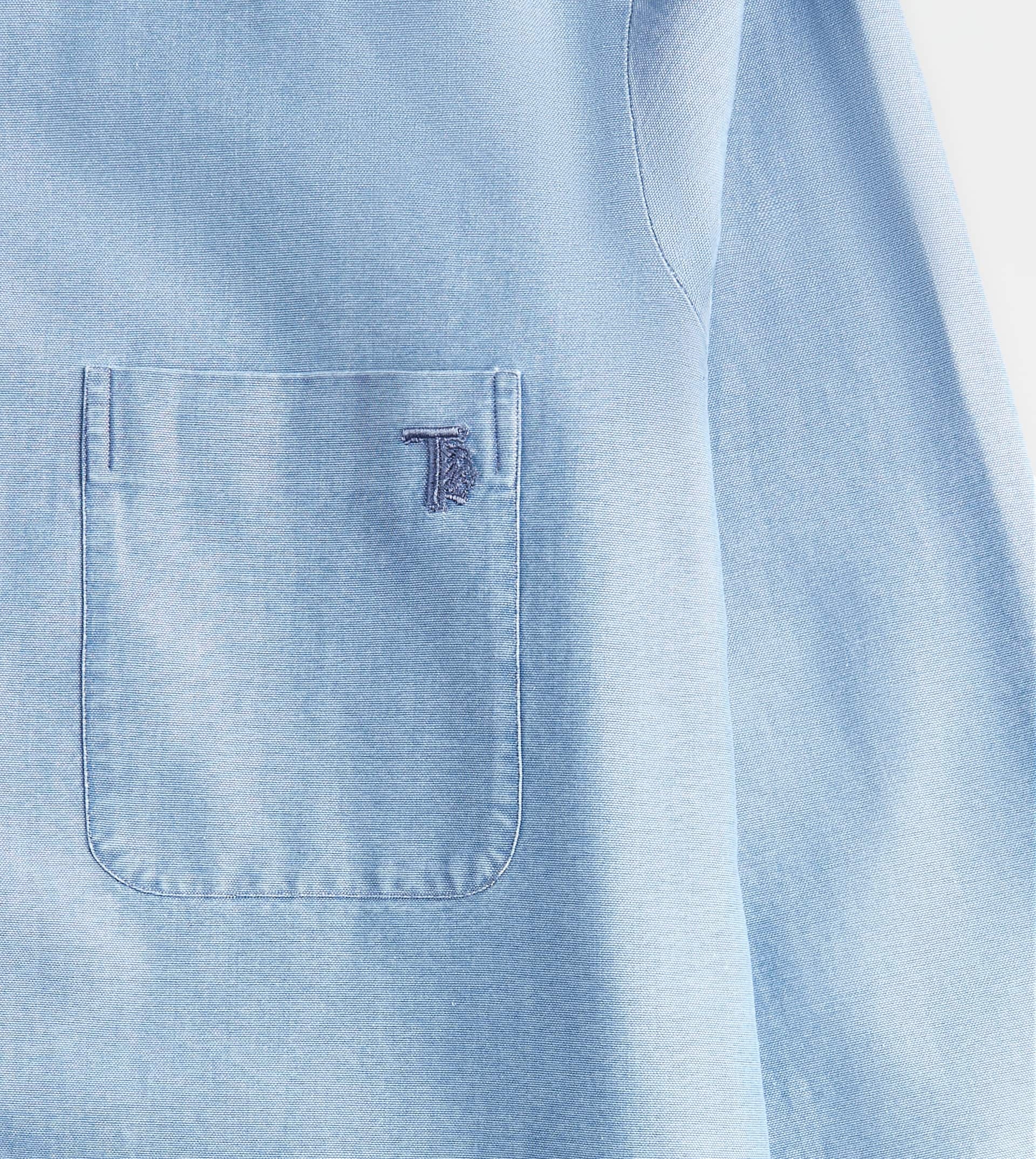 SHIRT IN DENIM - LIGHT BLUE - 2