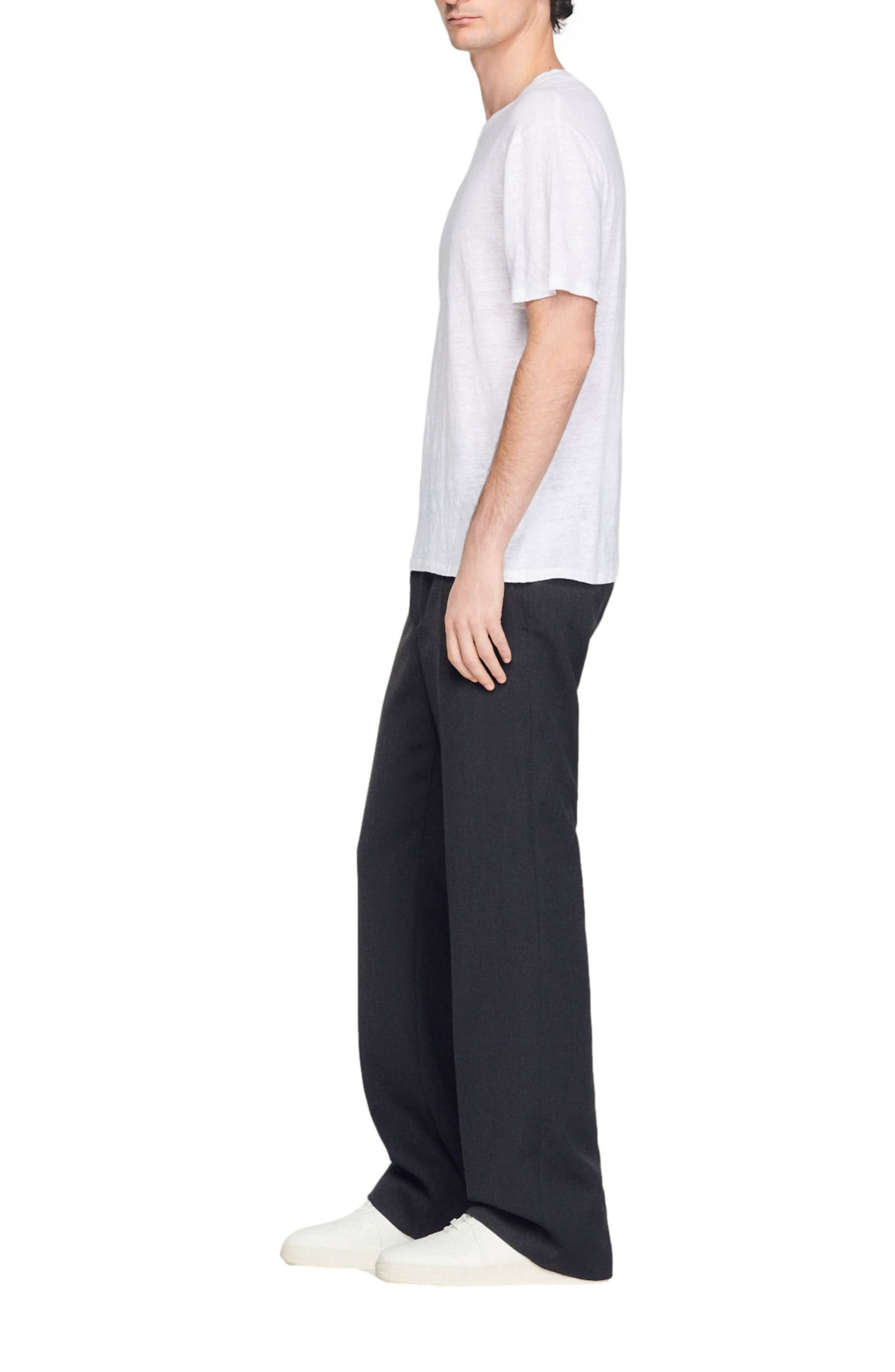Clash Linen Crewneck T-Shirt - 3