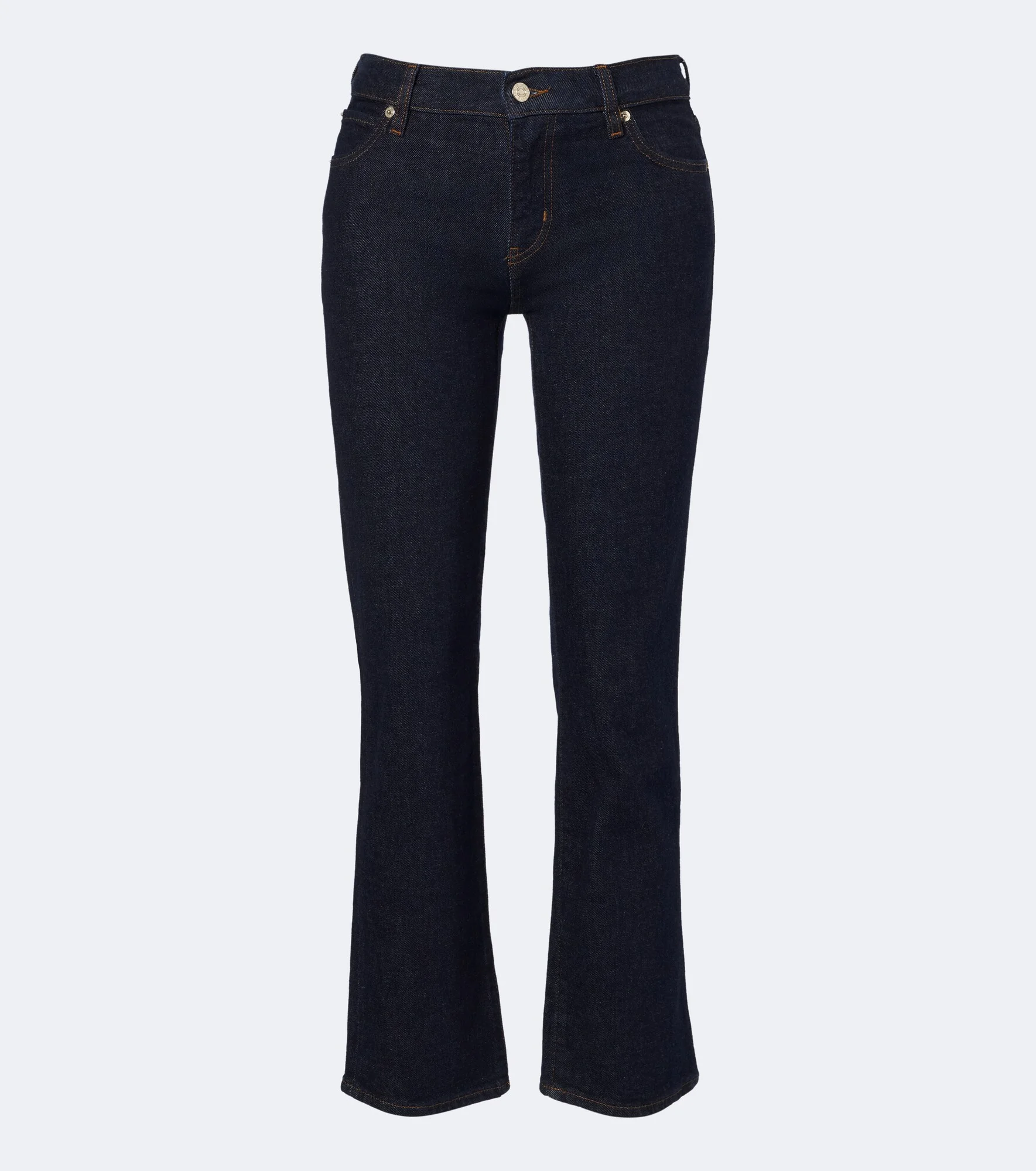 Cigarette cropped straight jeans - 1