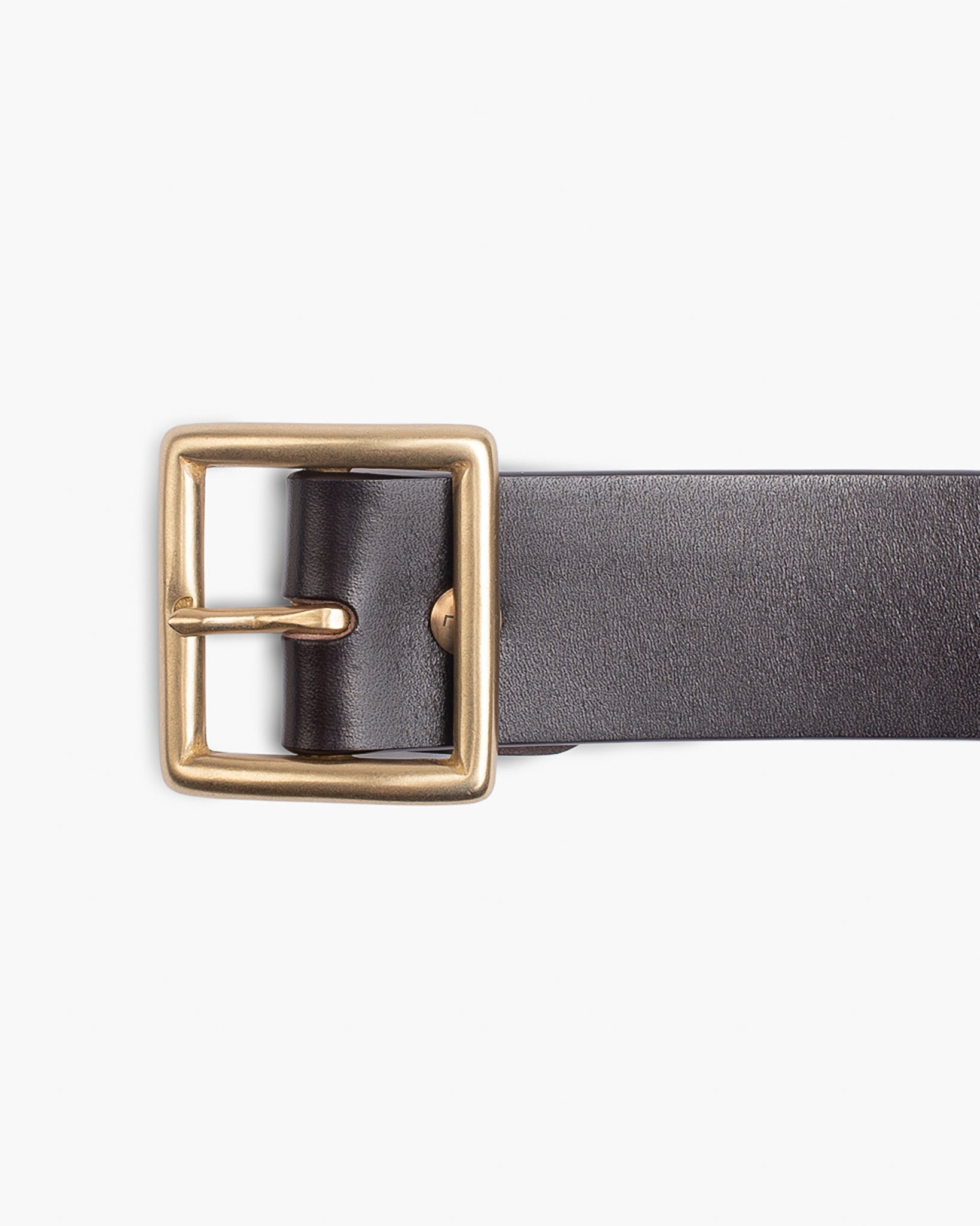 OGL-BELT-FULL-VTG-BRN OGL Vintage Buckle Leather Belt - Brown - 7