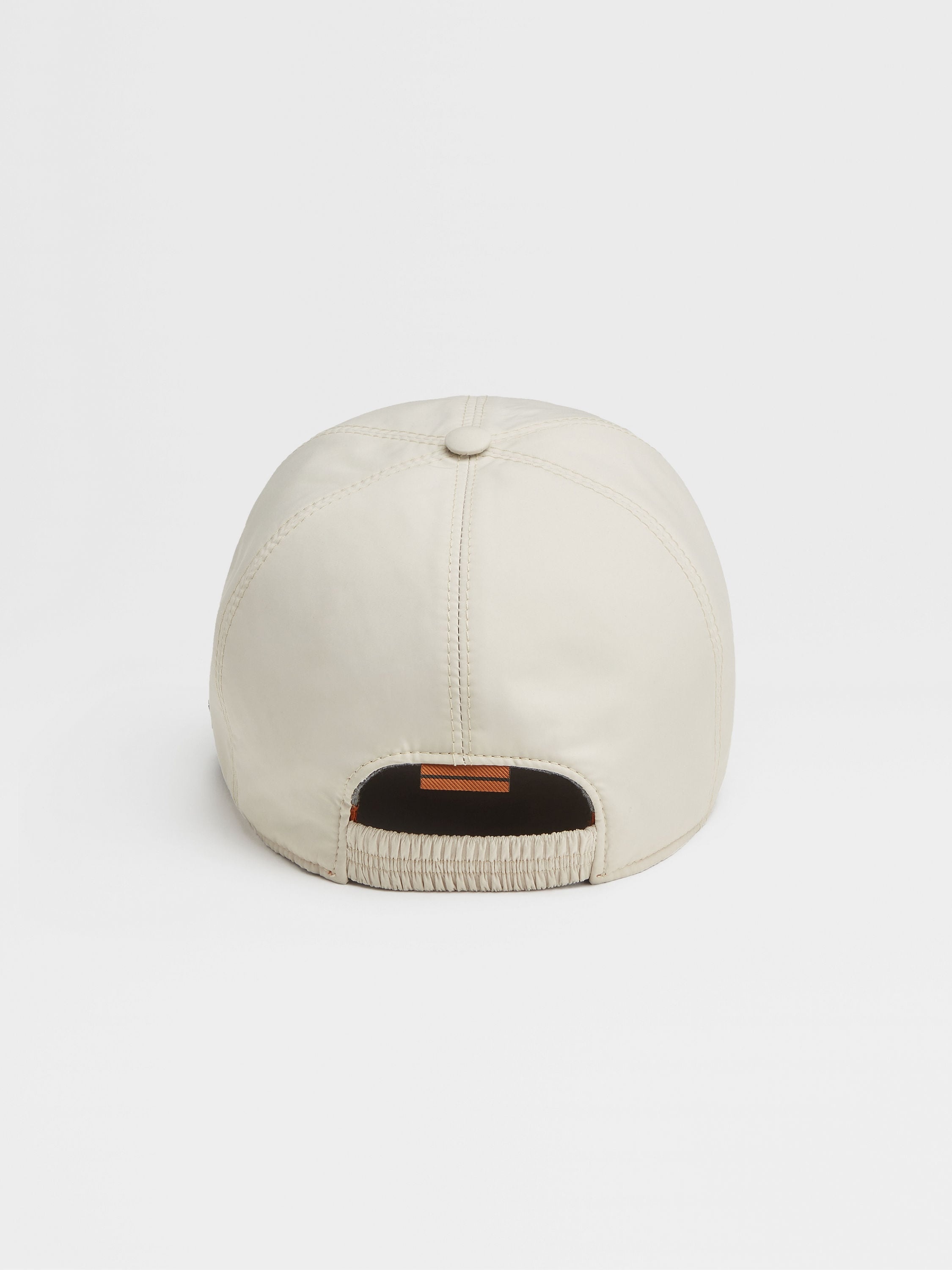 WHITE TECHNICAL FABRIC BASEBALL CAP - 3