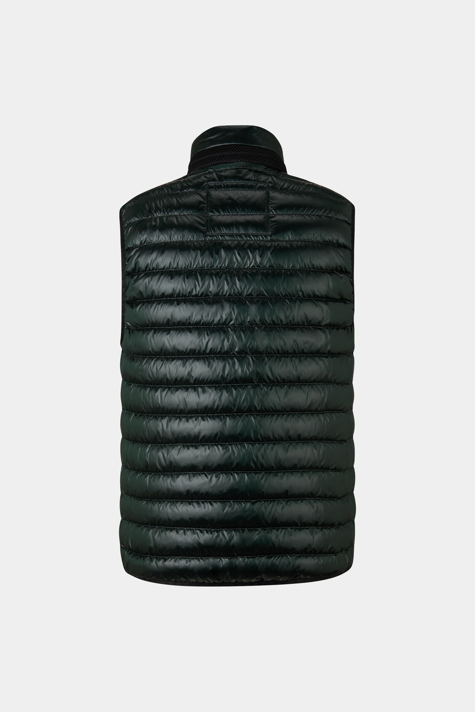 Lasse quilted vest in Dark green - 3