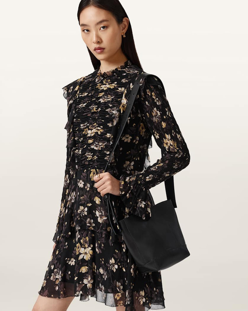 PORTIA MINI FLORAL RUFFLE DRESS 6