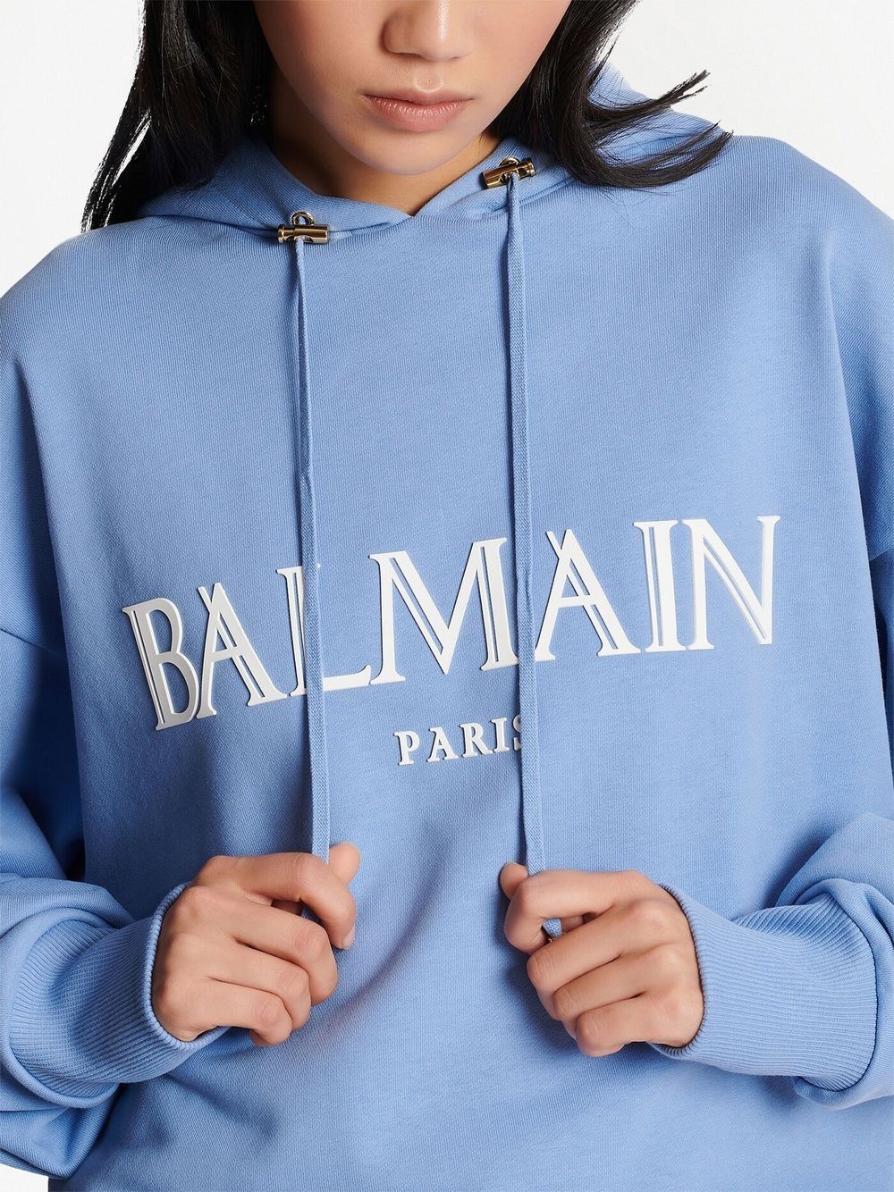 Roman-rubber-logo-cropped-hoodie - 7