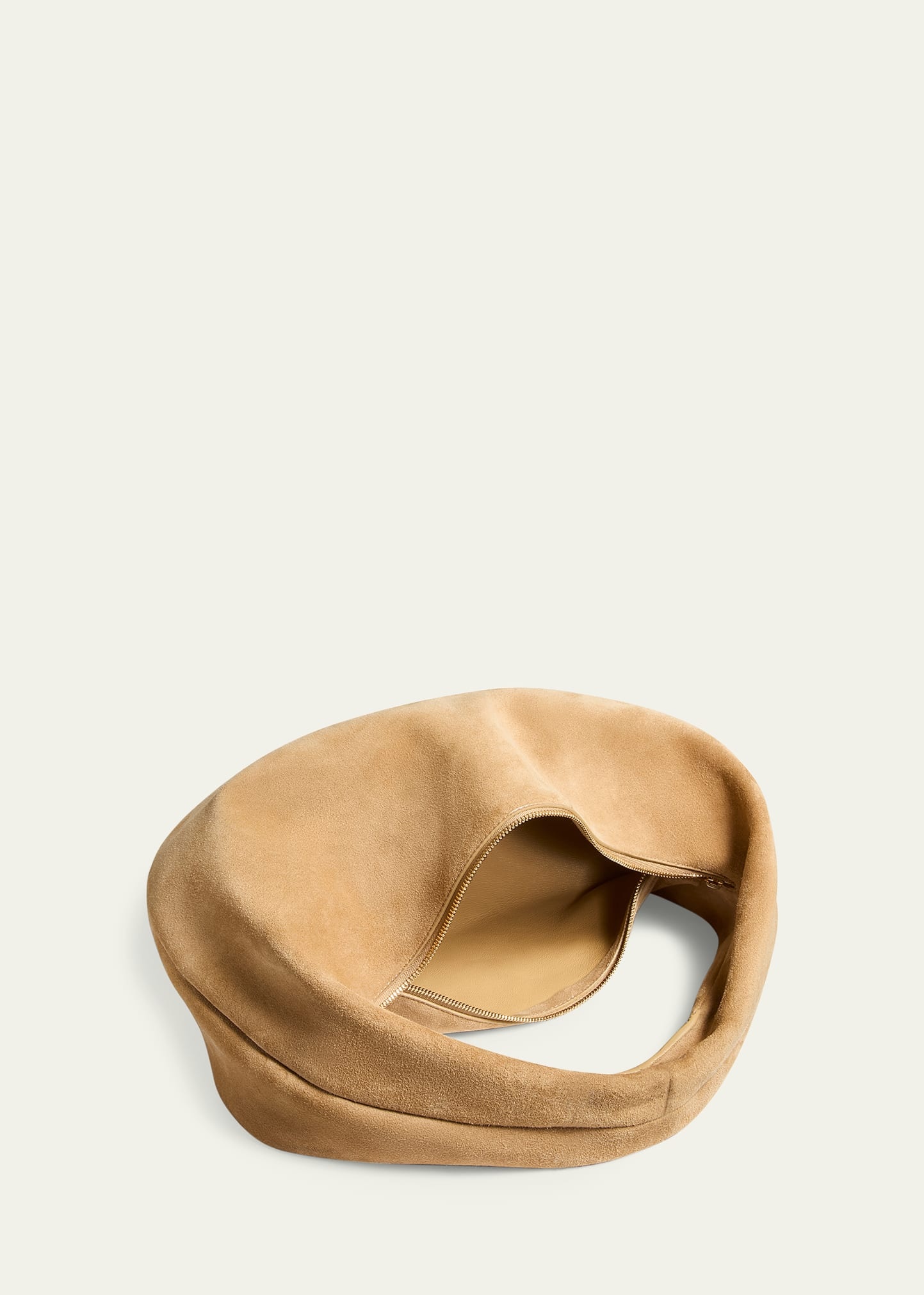 Olivia Medium Suede Hobo Bag - 4