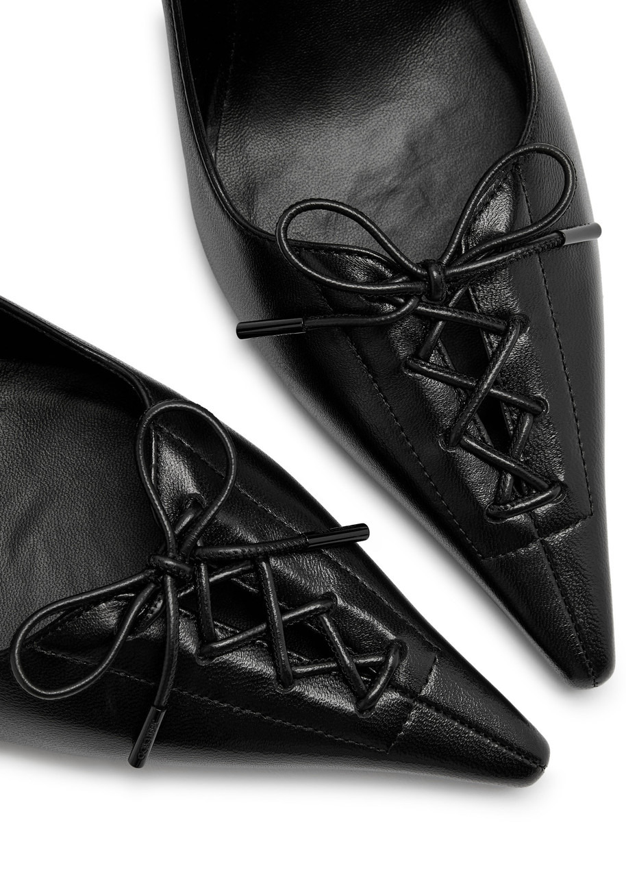 Jimmy Choo Scarlett 95 Lace-up Leather Pumps - 4