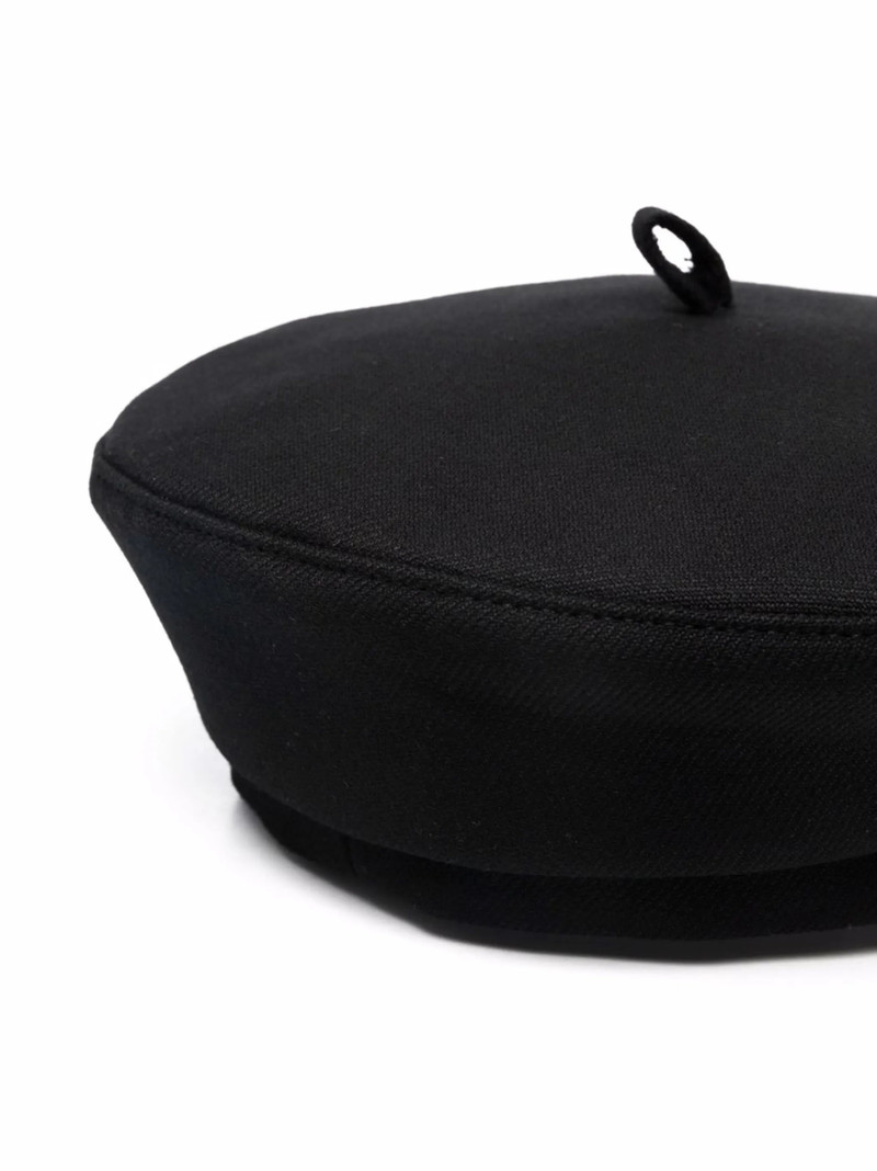 RUSLAN BAGINSKIY stitched-logo beret outlook