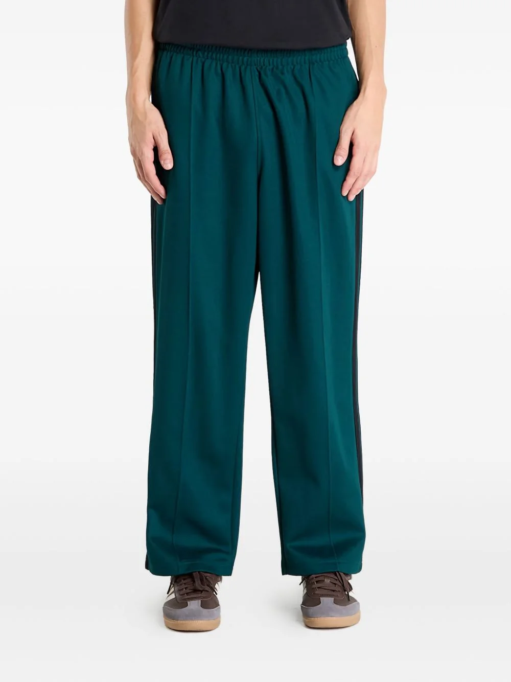 three-stripes-detail track trousers - 1