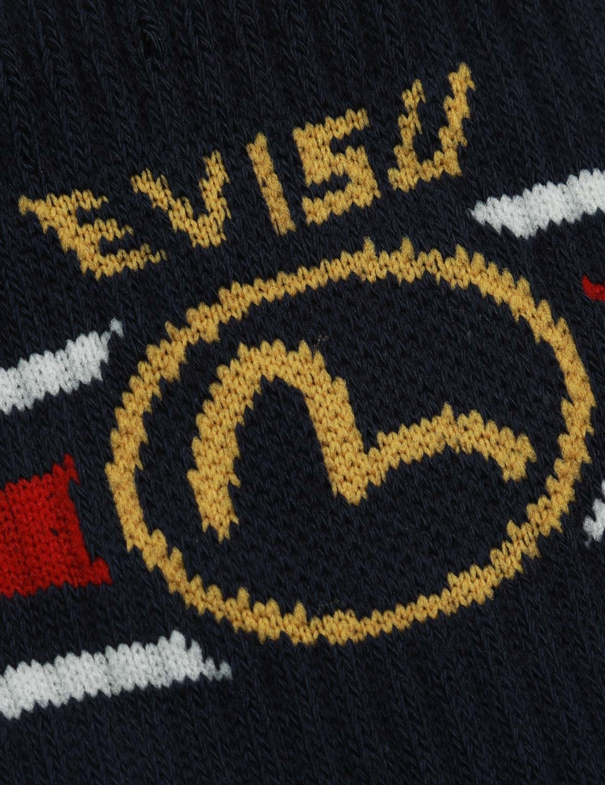 LOGO AND SEAGULL JACQUARD SHORT SOCKS - 2