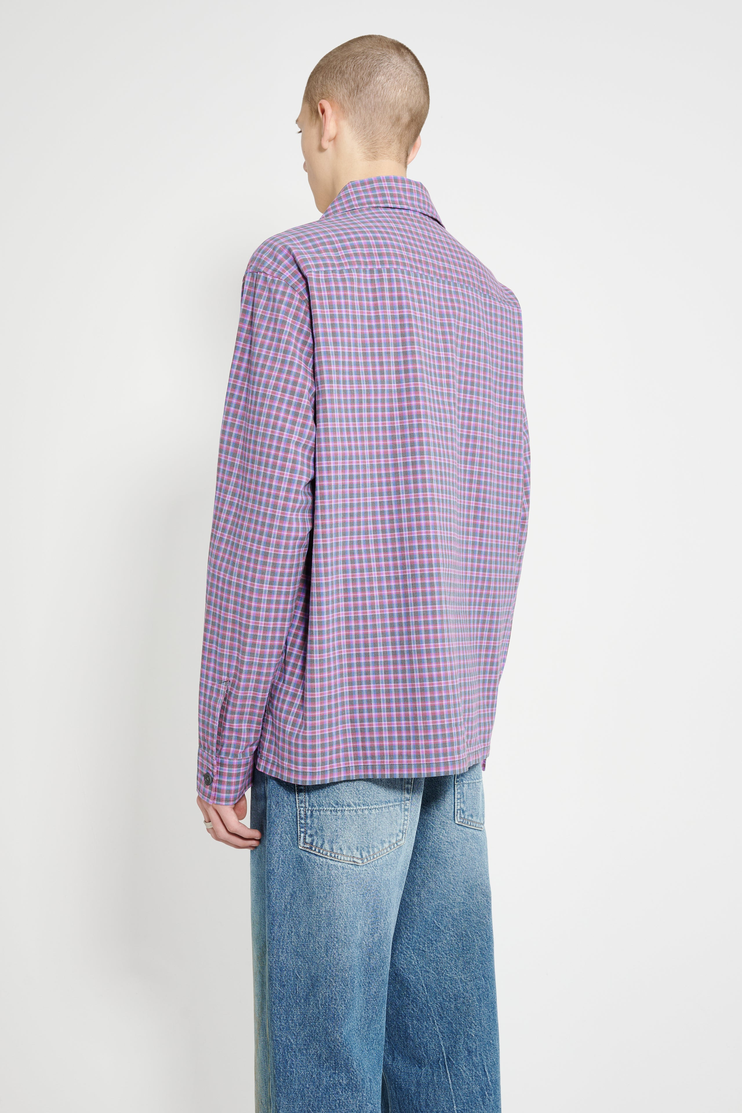 OUR LEGACY HEUSEN SHIRT VENICE CHECK ALMOST SEERSUCKER - 4