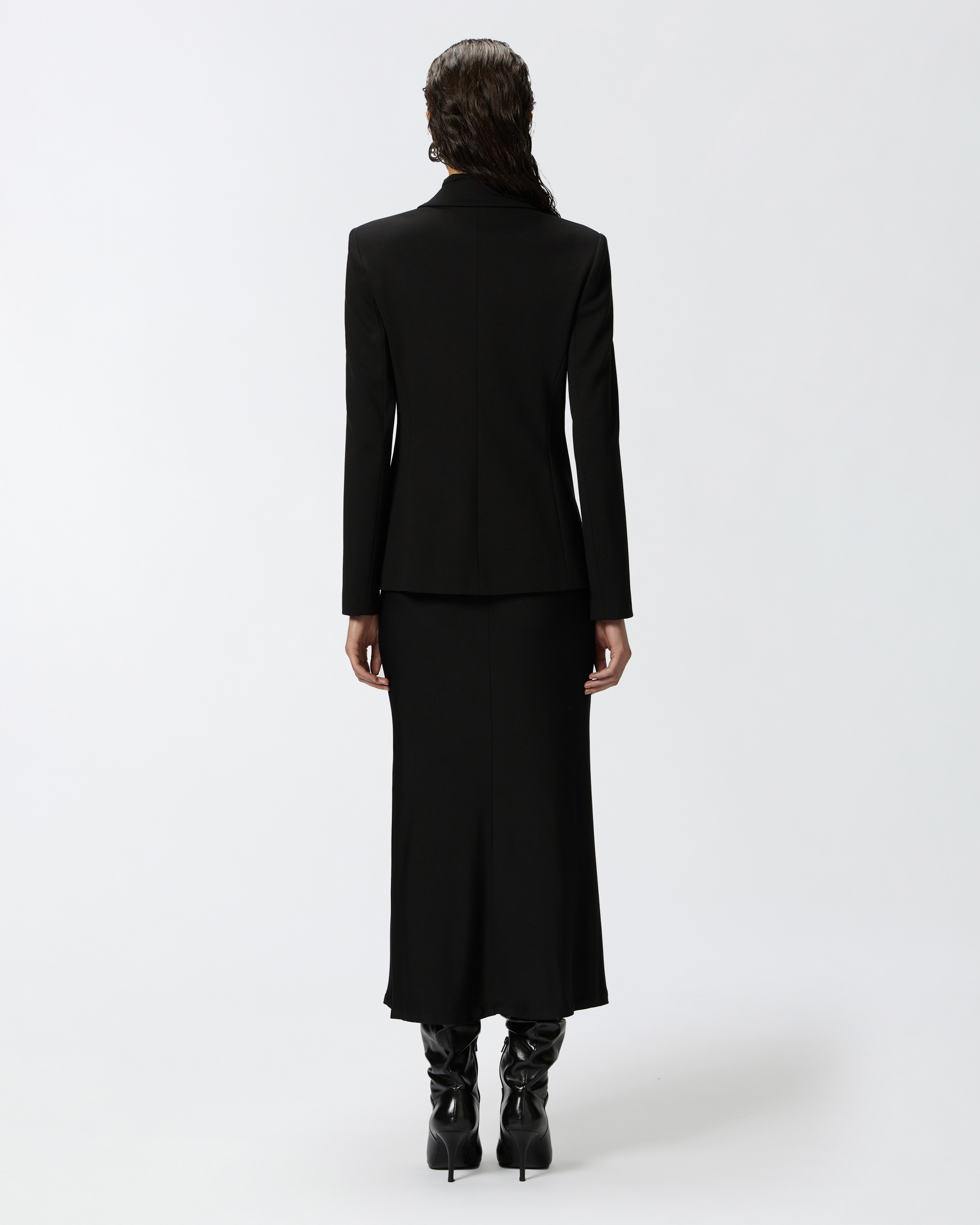 FULL MILANO-KNIT TECHNICAL FABRIC BLAZER - 4