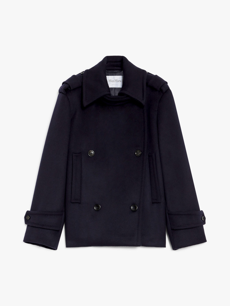 LAVENO Oversized wool and cashmere trench coat - 1