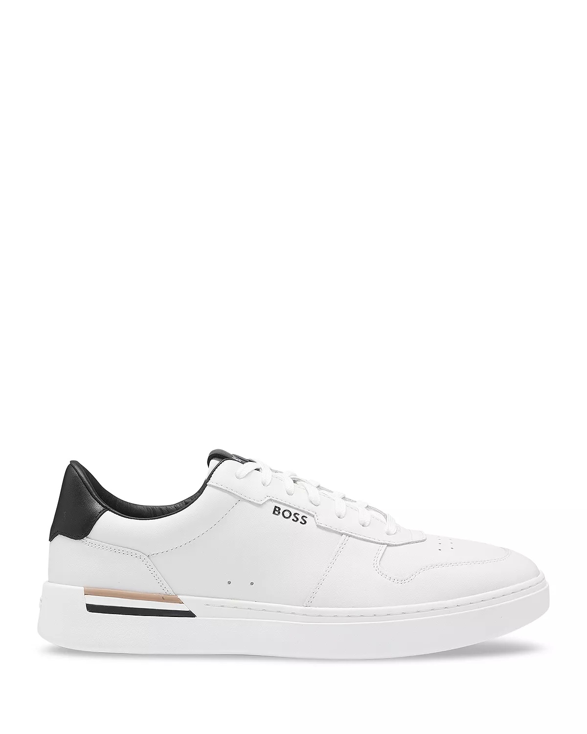 Men's Leather Lace Up Sneakers - 1