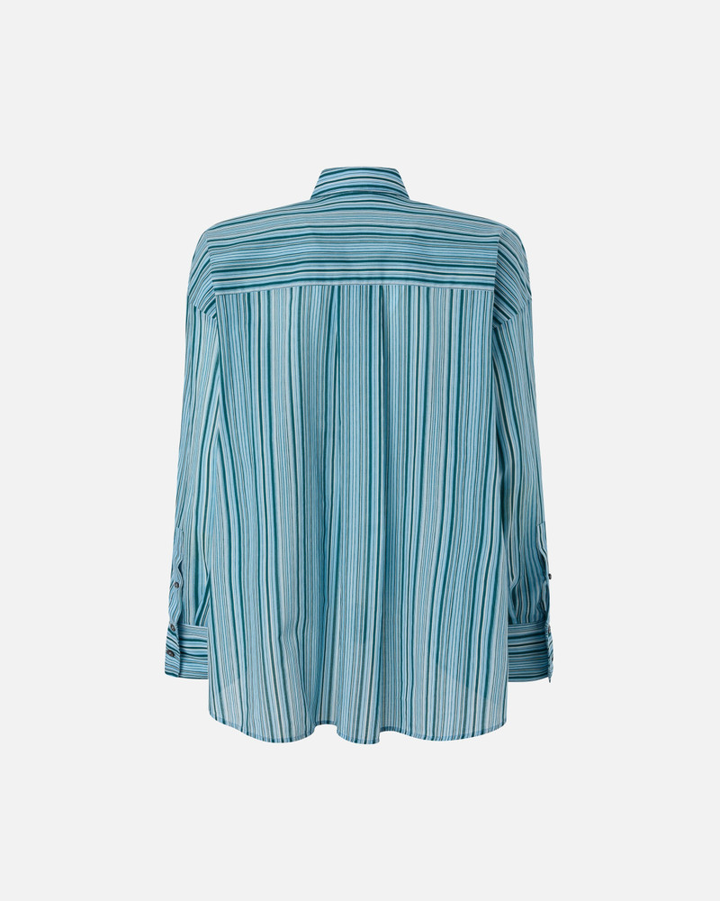 STRIPED COTTON SHIRT WITH POCKETS 4