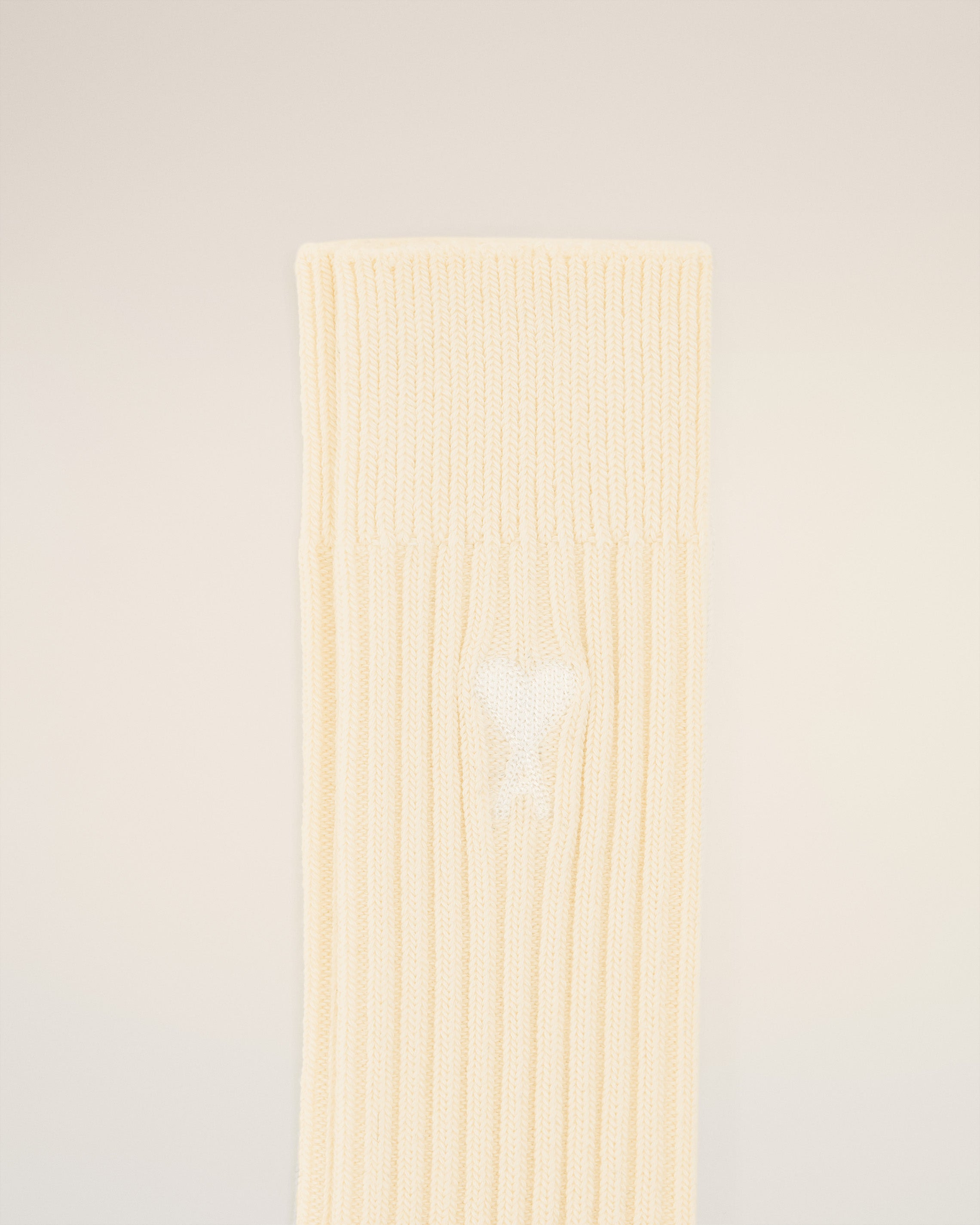 BEIGE COTTON AMI DE COEUR SOCKS - 3