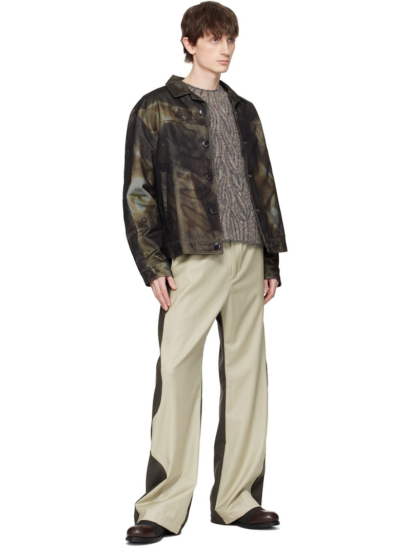 SERAPIS Black & Beige Golden Hour Jacket outlook