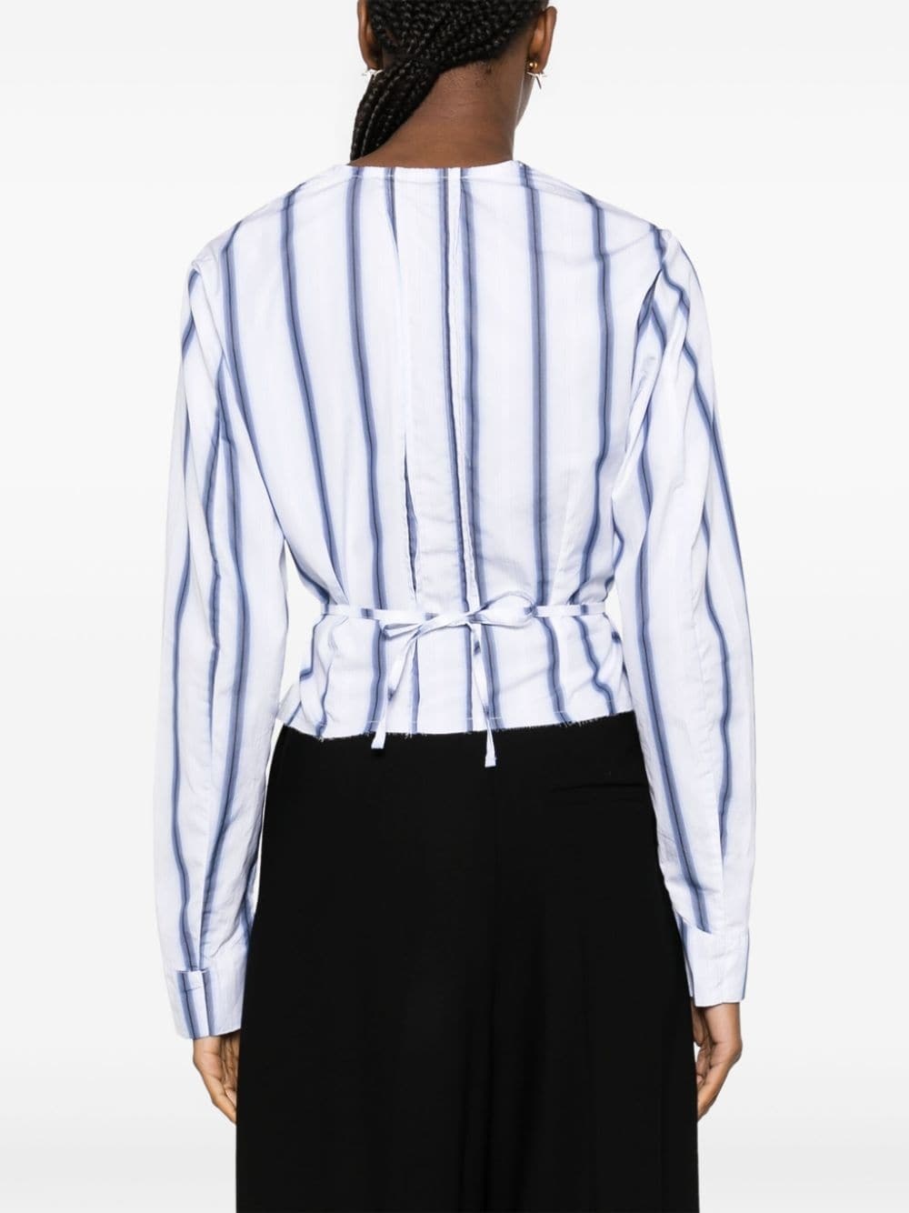 striped cotton shirt - 4