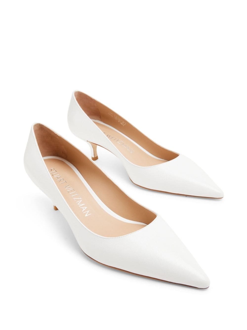 Stuart 50mm leather pumps - 4