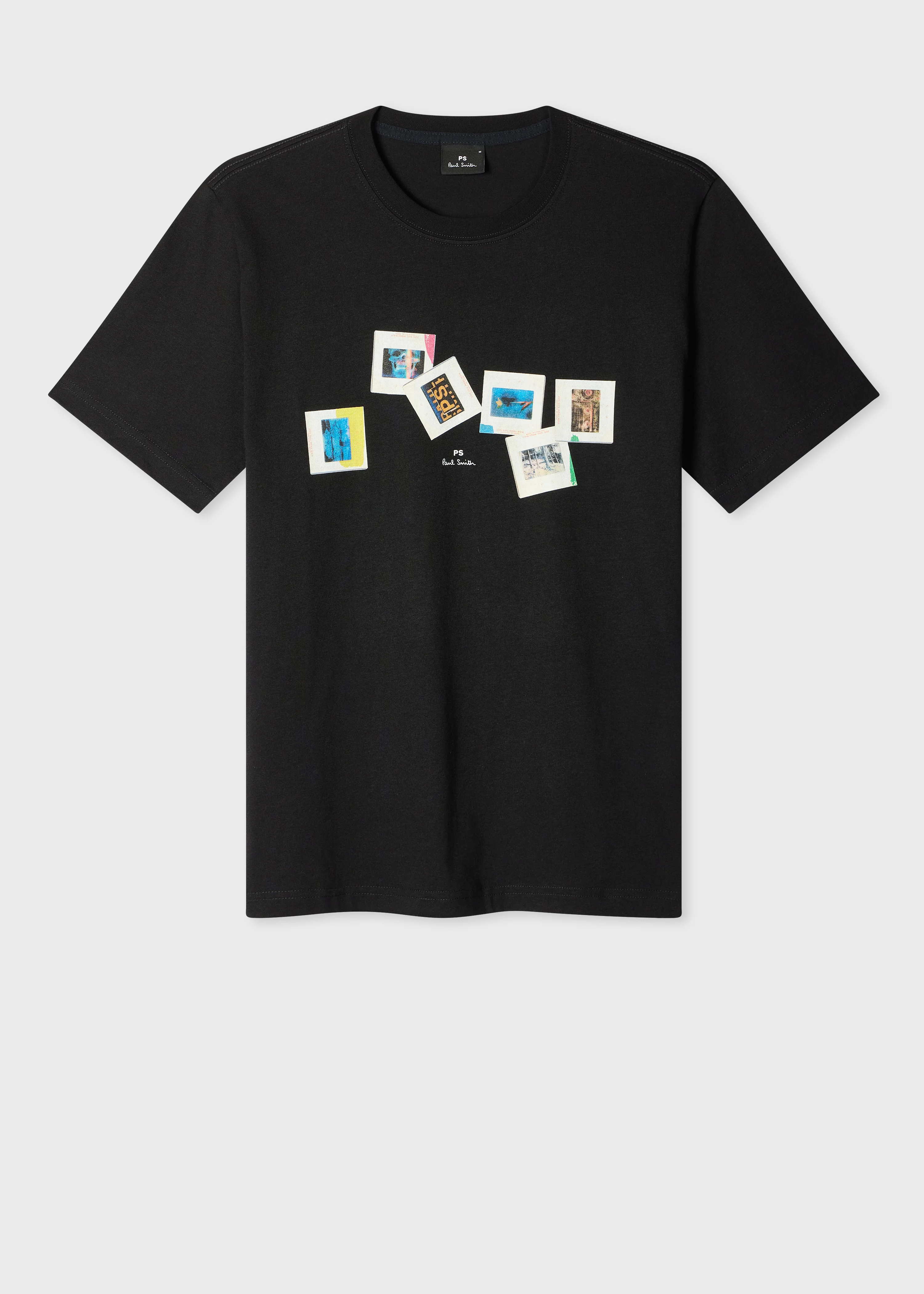 Black 'Slides' T-Shirt - 1