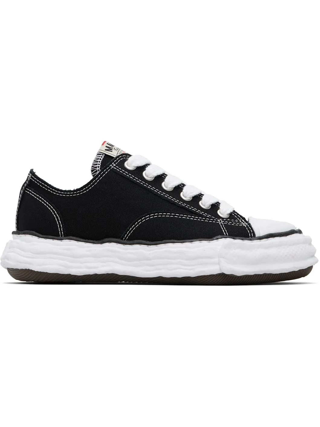 Black Peterson23 OG Sole Canvas Low-Top Sneakers - 1