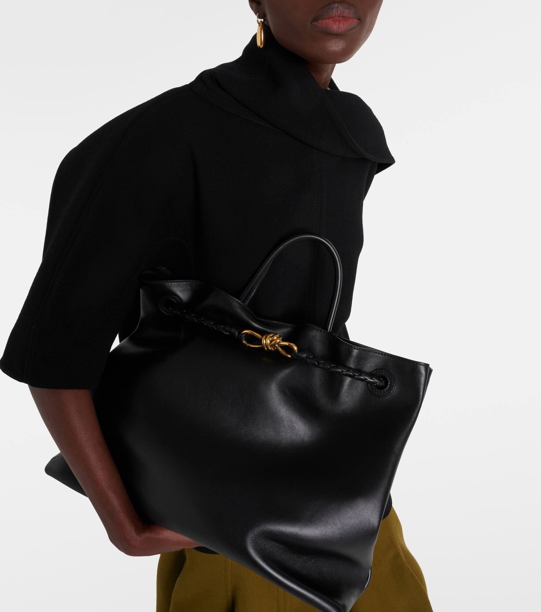 Andiamo Knot Large leather tote bag - 2