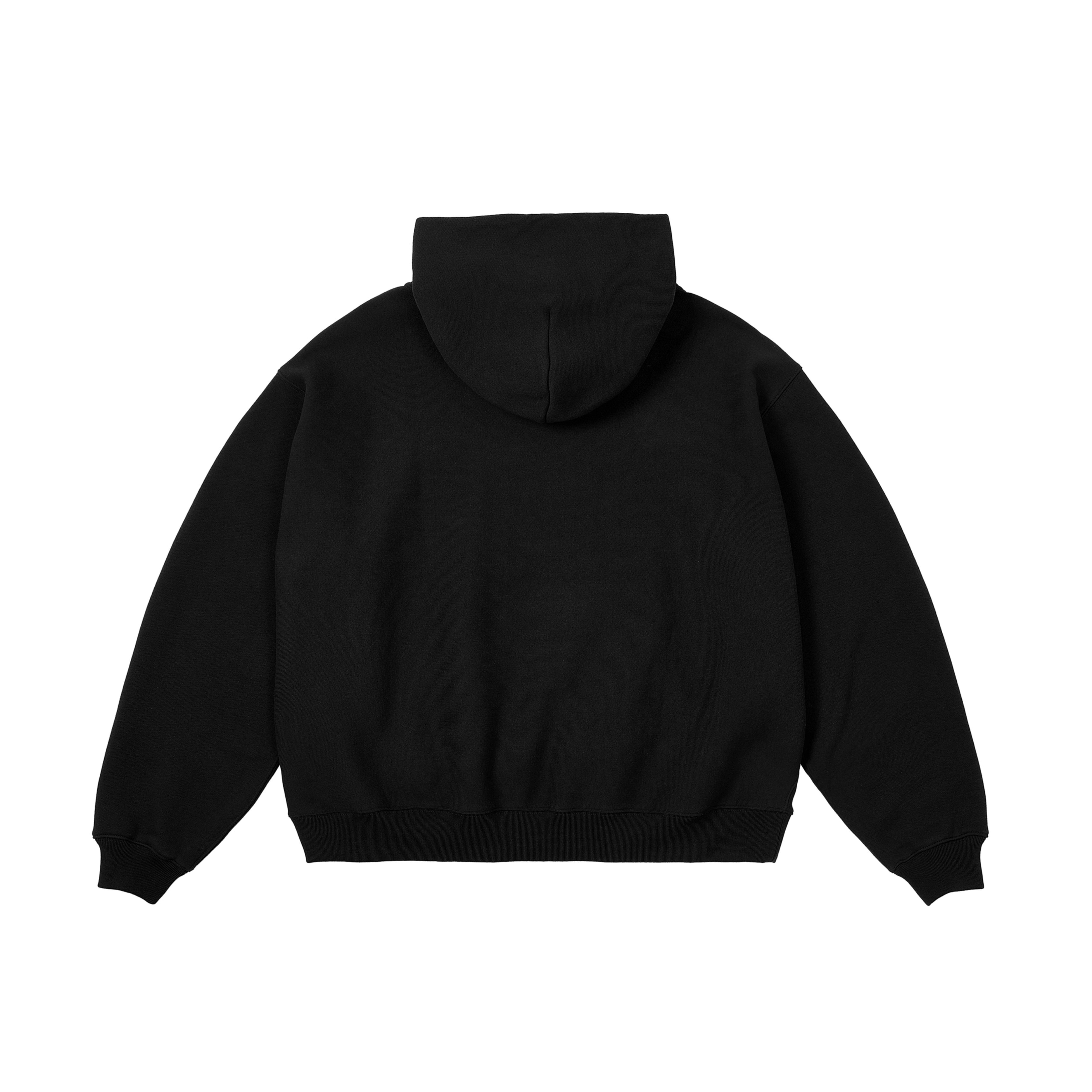 UNISEX HOOD BLACK - 2