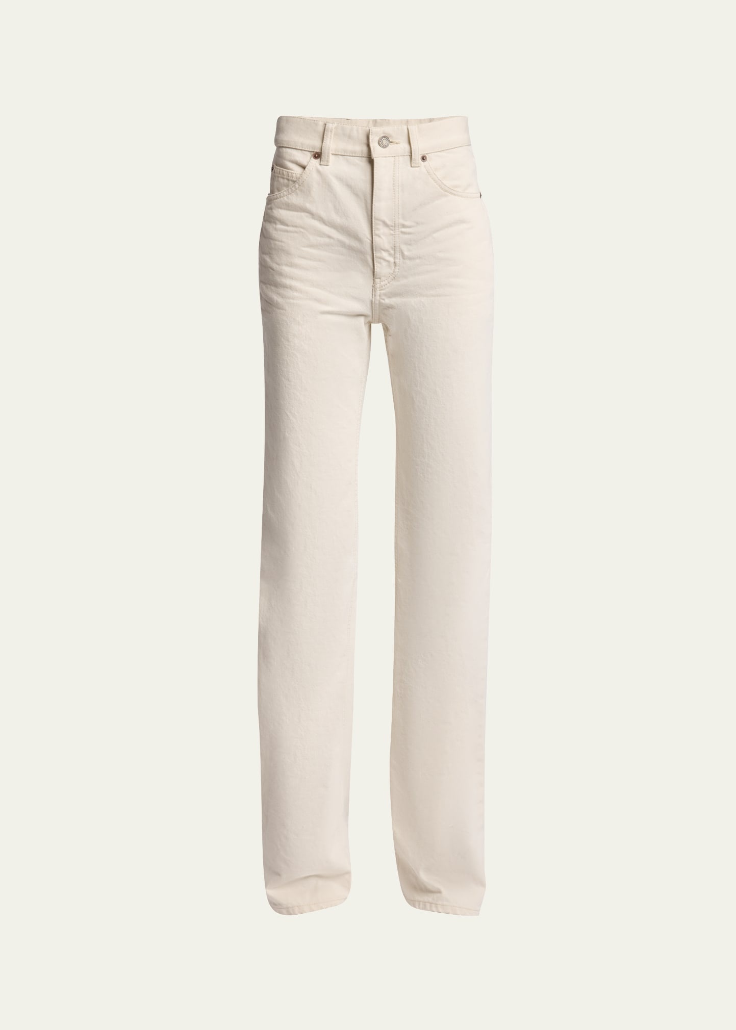 Straight Denim Pants - 1