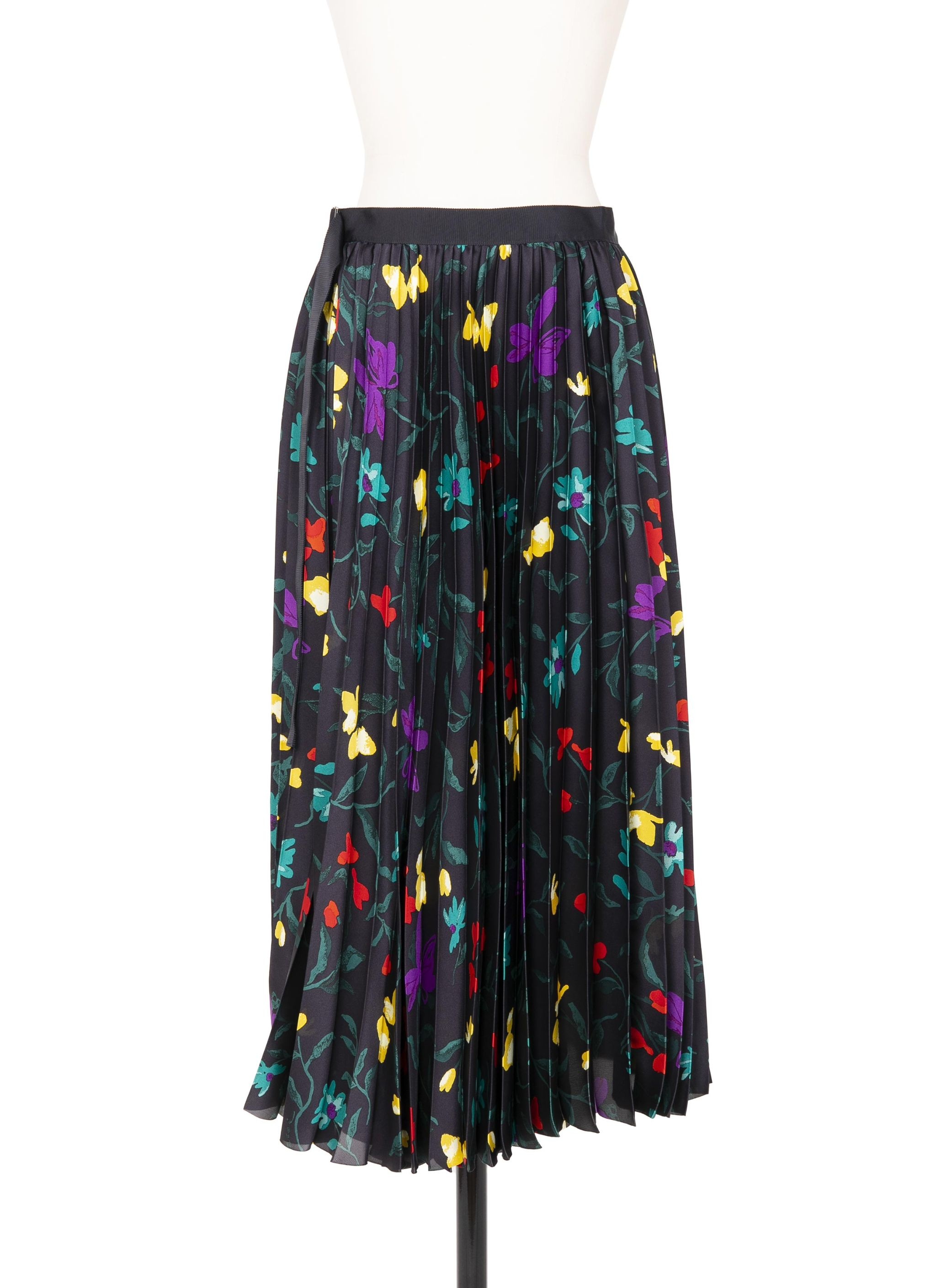 Floral Print Skirt - 1