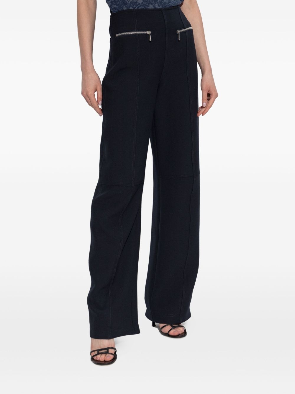 zip-pocket trousers - 3