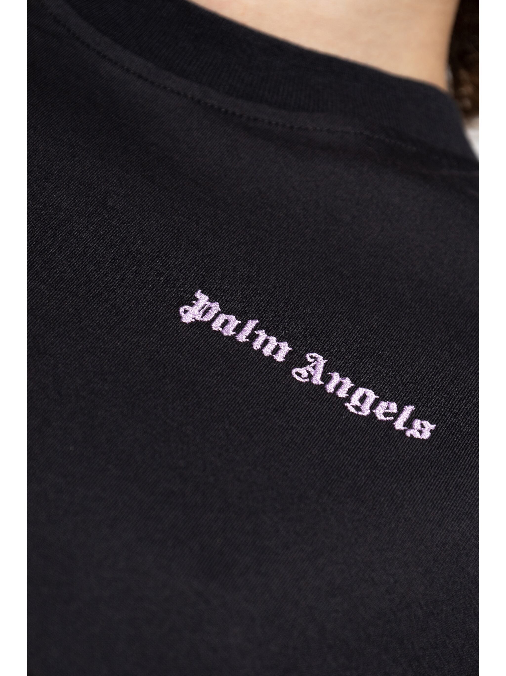 PALM ANGELS Women Classic Logo Fitted Tee - 4