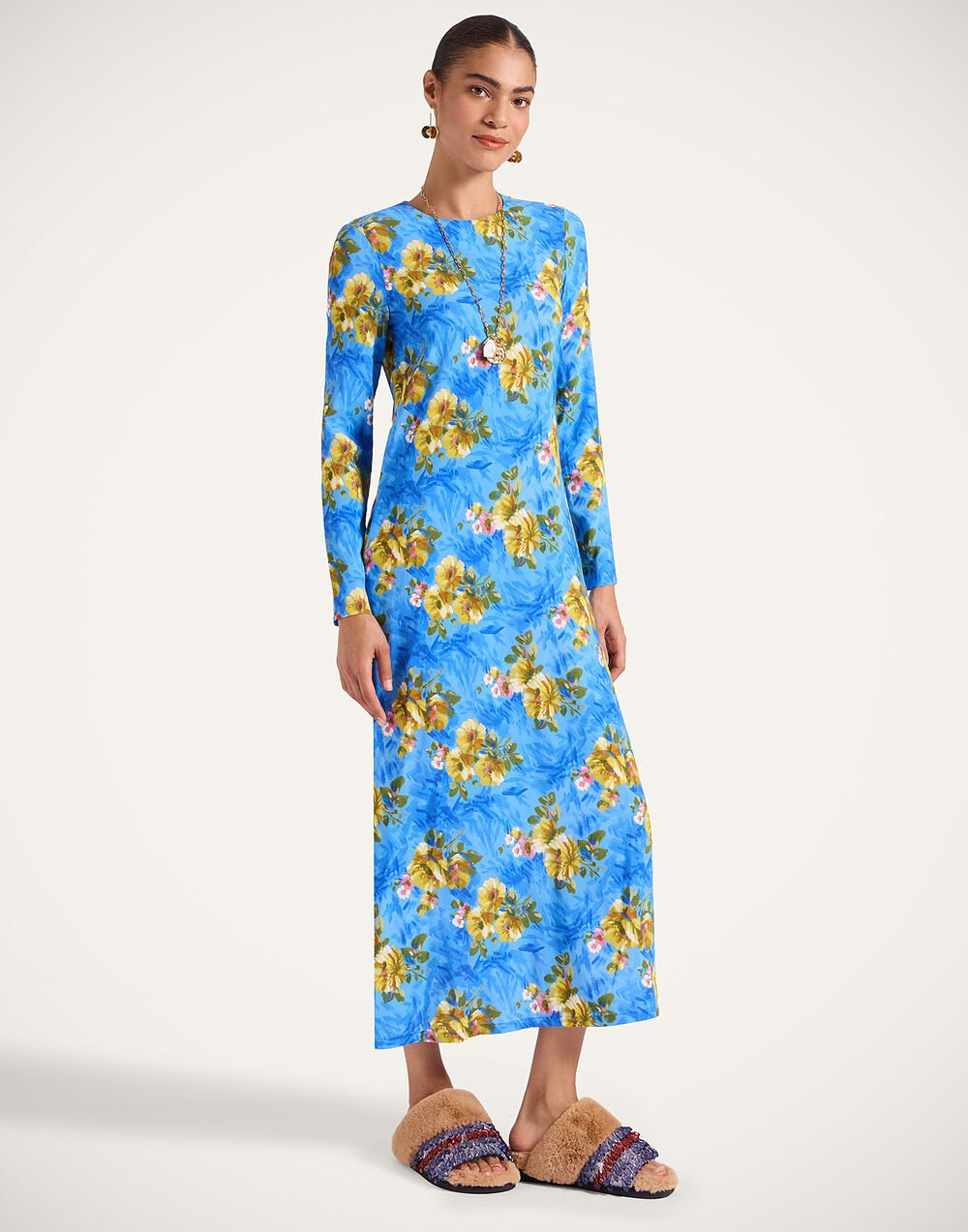 Long Sleeve Swing Dress - 2