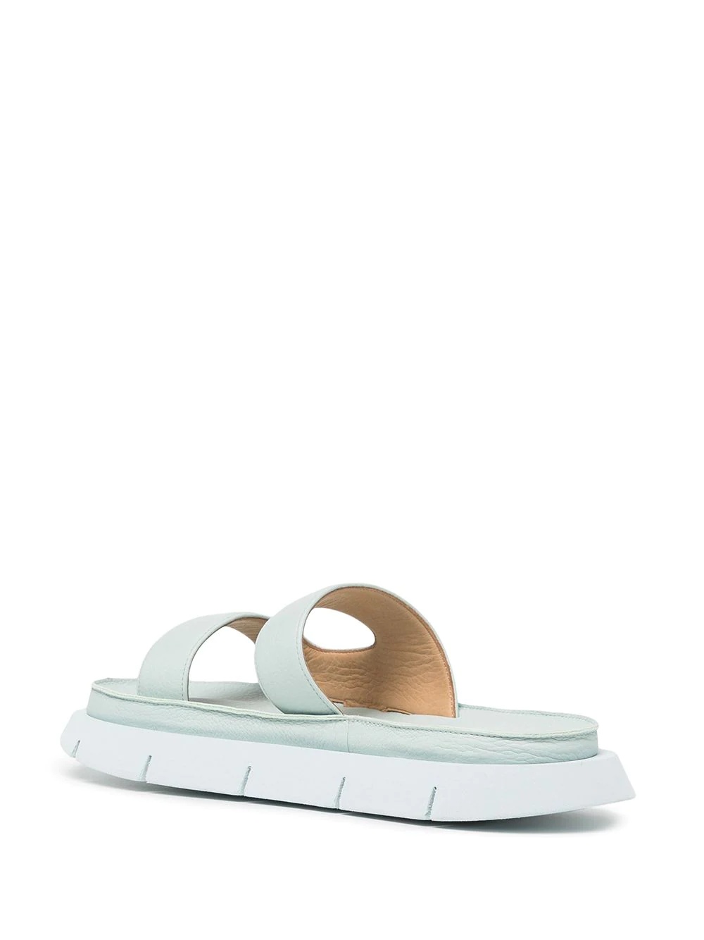 slip-on leather sandals - 3