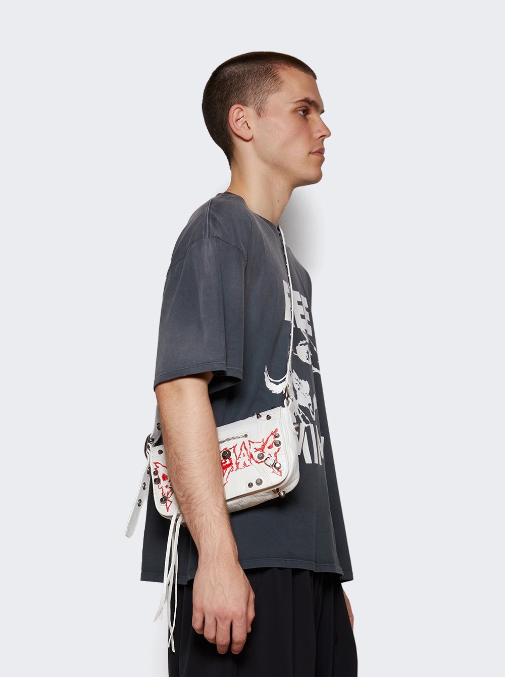 【バレンシアガ】セール！LE CAGOLE ミニ ダッフルバッグ White BALENCIAGA】LE CAGOLE ミニ ダッフルバッグ 2色 Sサイズ