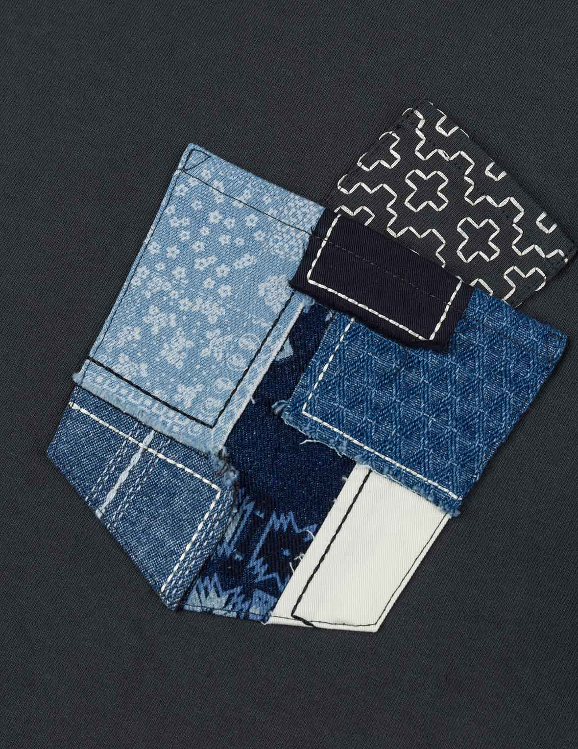 Sashiko Daicock Relax Fit T-Shirt - 7