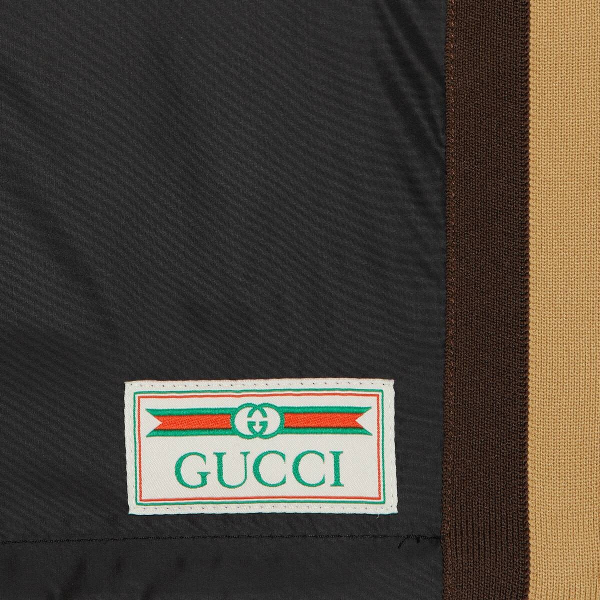 Swim shorts with Gucci label - 2